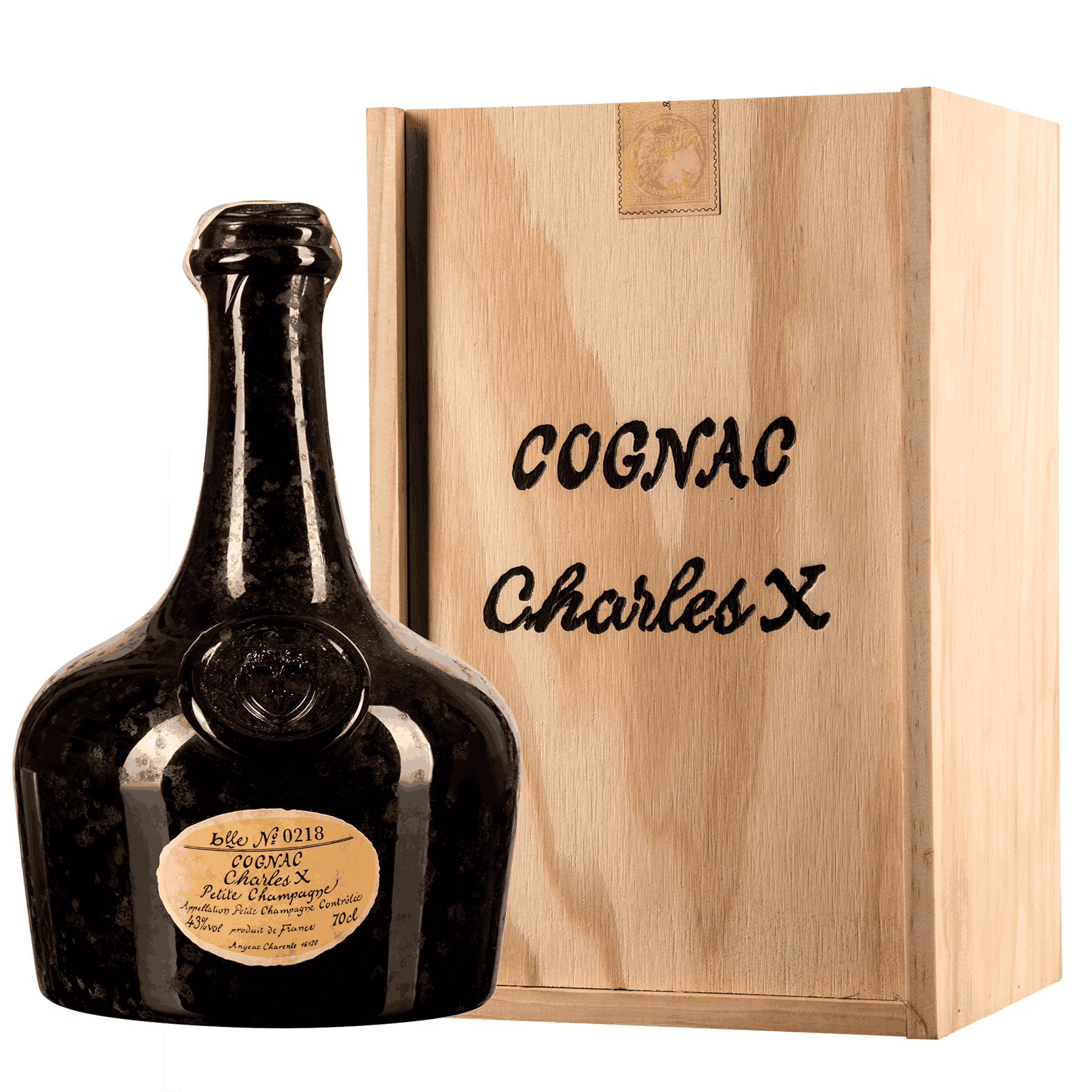 Коньяк Леро Чарльз Х дер, кор, 0,7л 43%