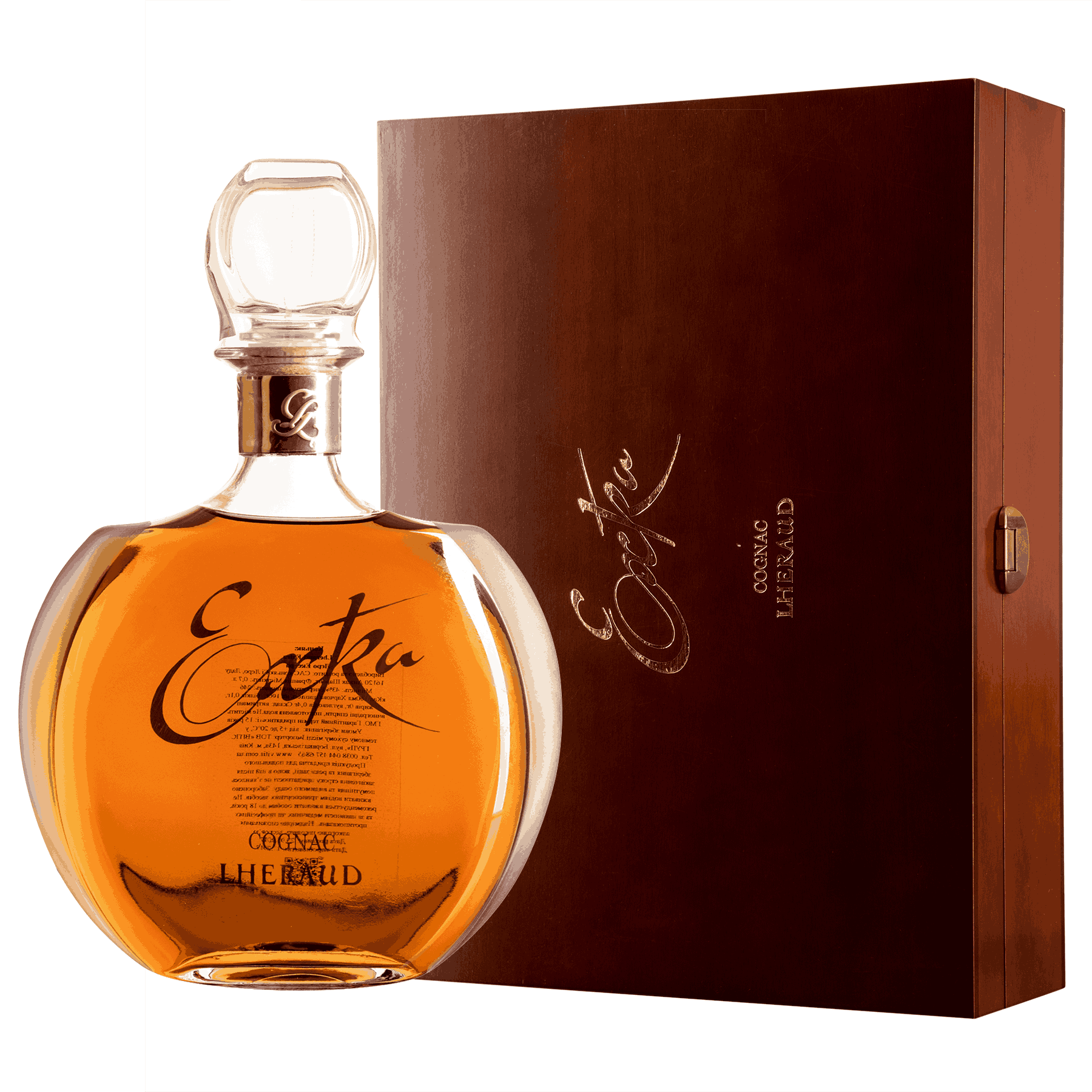 Коньяк Леро Экстра дер, кор, 0,7л 43%