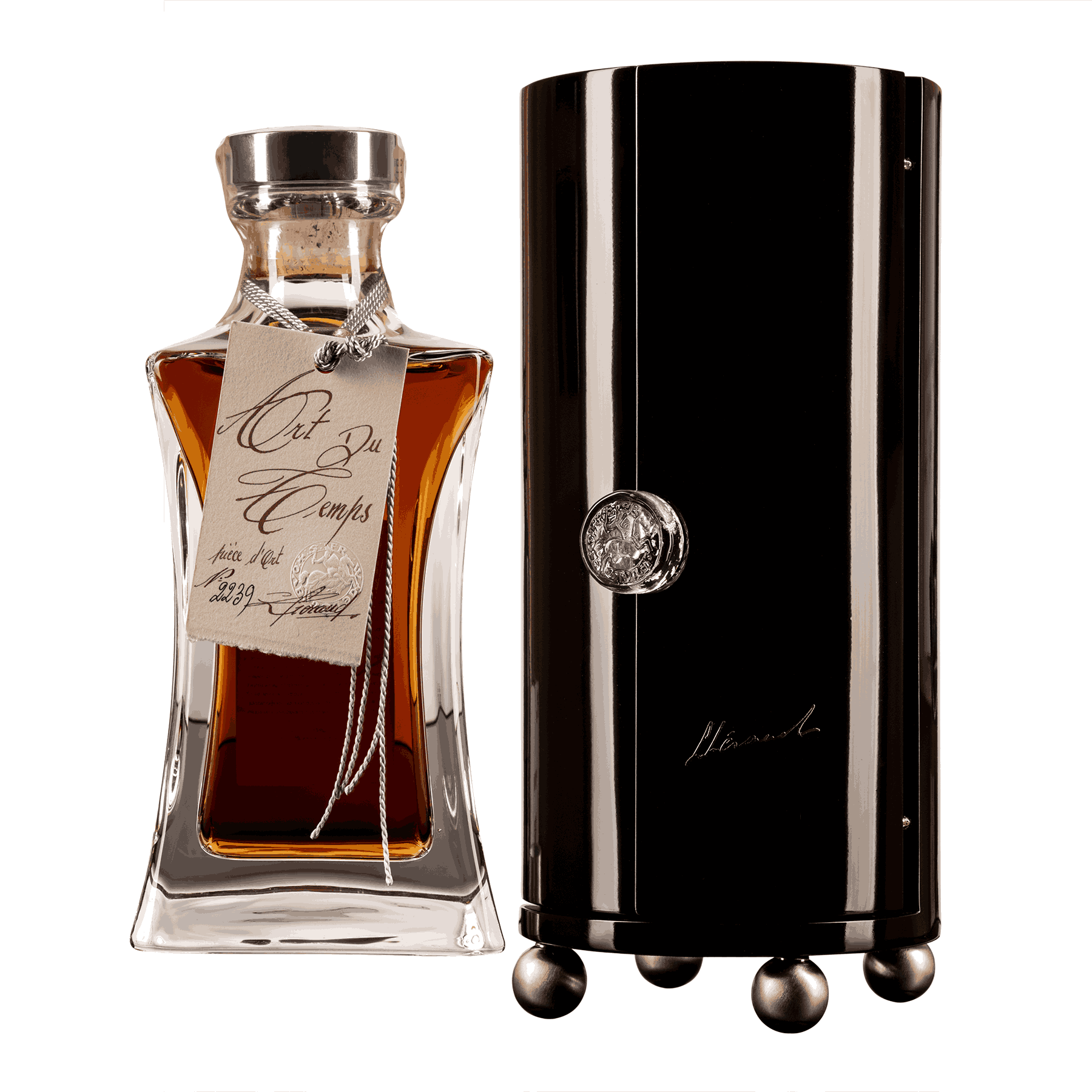 Коньяк Леро Кофр Карафе Арт дю Темп 0,7л 45%