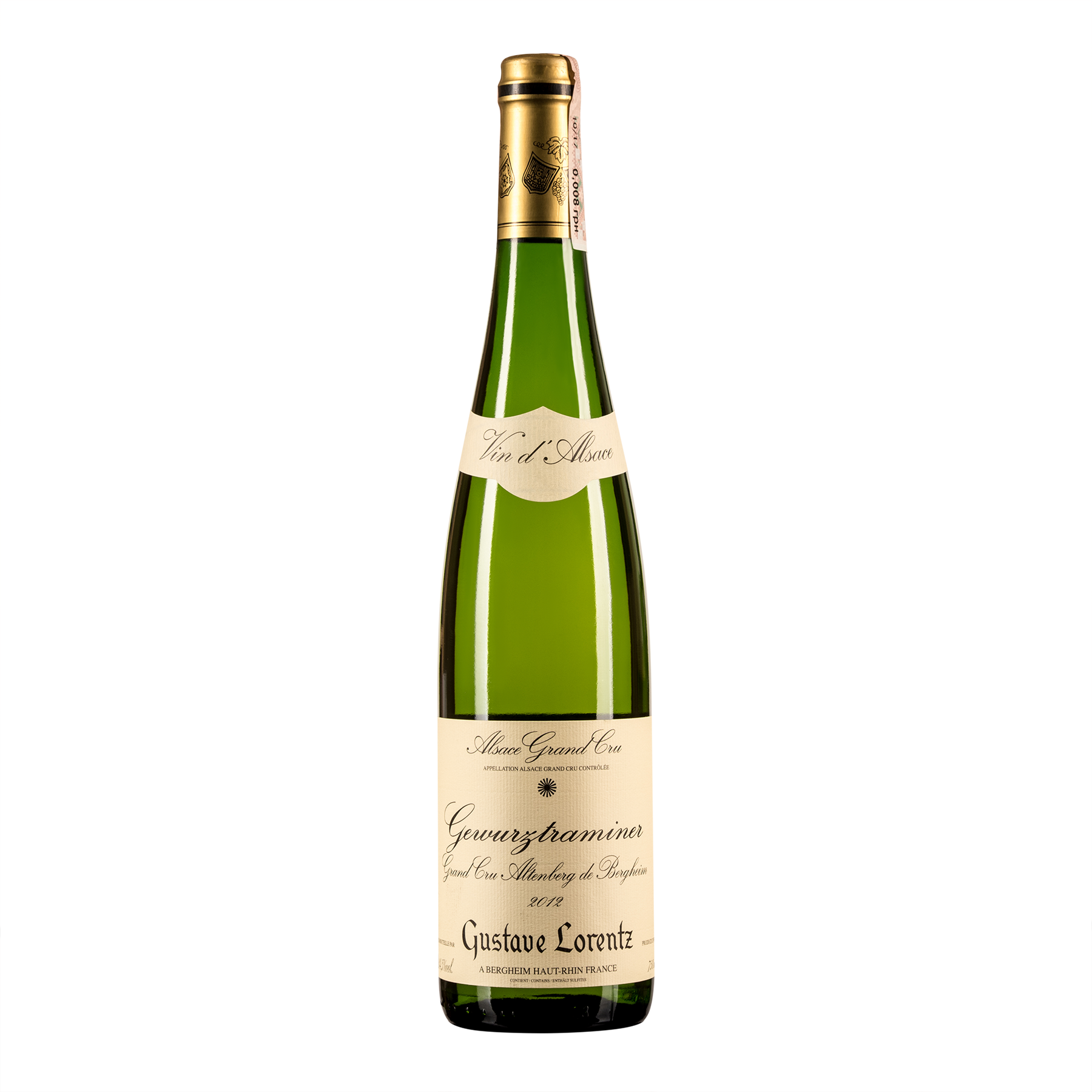 Вино Лоренц Гевюрцтраминер Гран Крю Альтенберг де Бергхайм 2012 14% біл нпсух 0,75