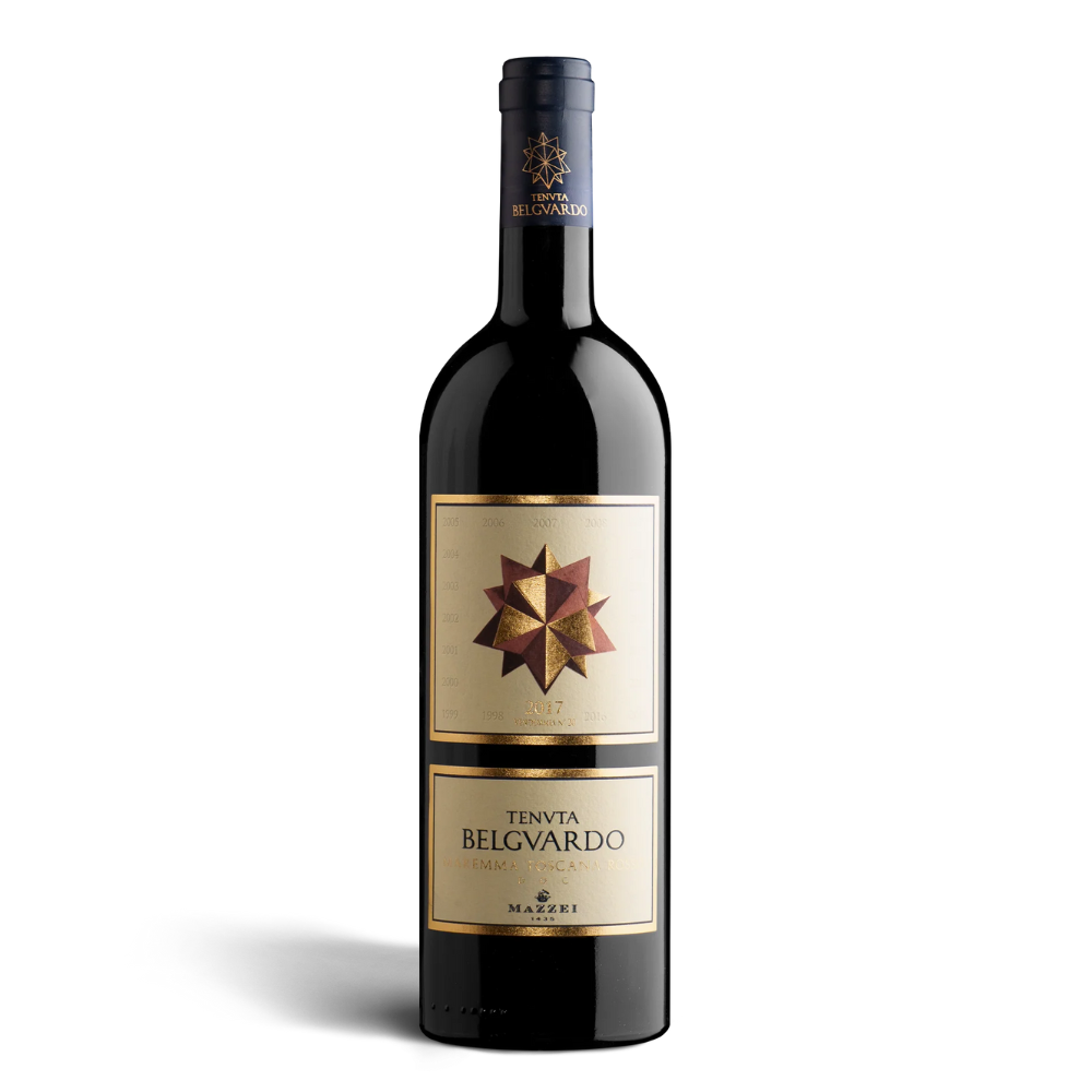 Вино Тенута Бельгуардо Маремма Тоскана Россо Різерва 2017 14% чер сух 0,75