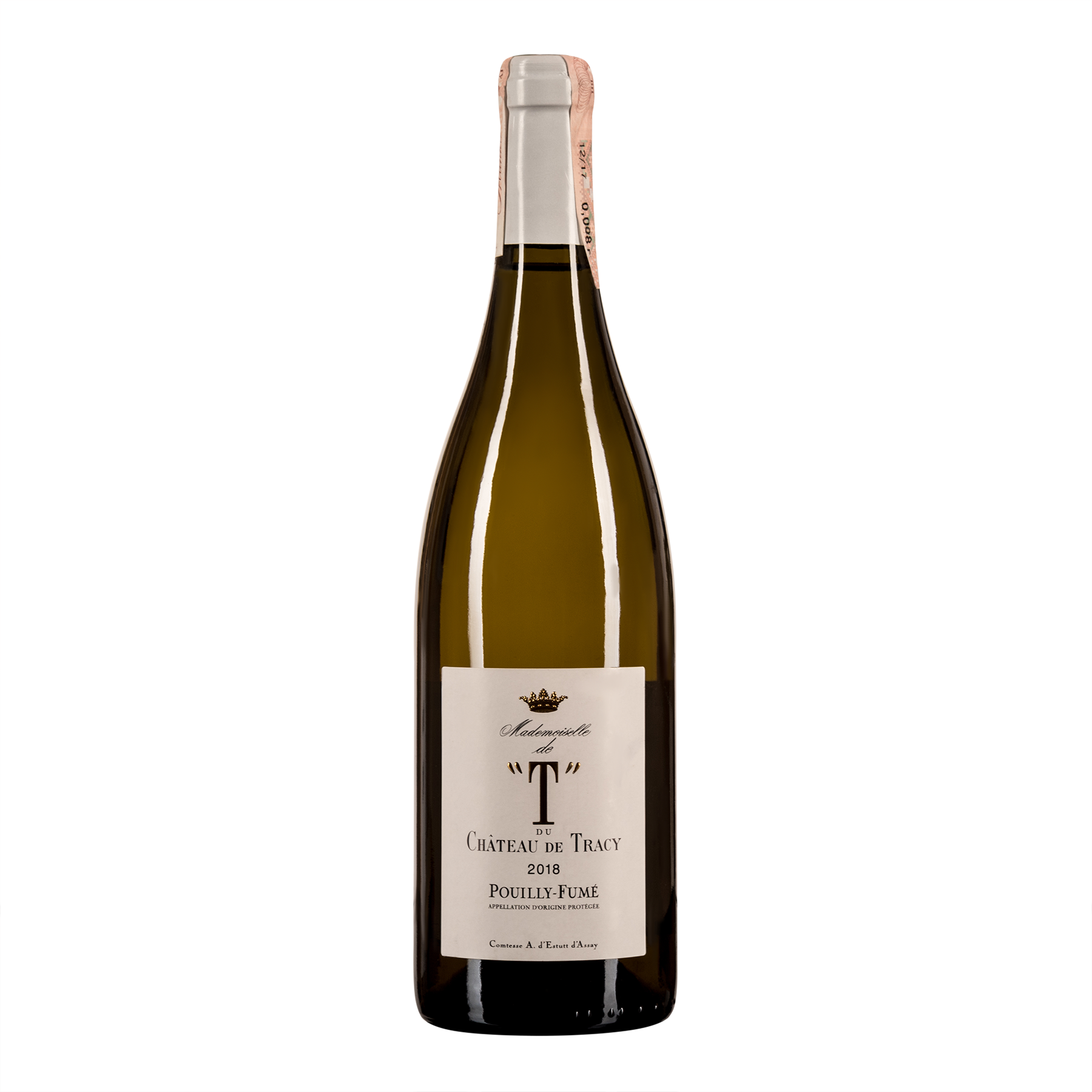 Вино Шато де Трасі Пуйі Фюме  Мадемуазель біл сух 13,5% 0,75л