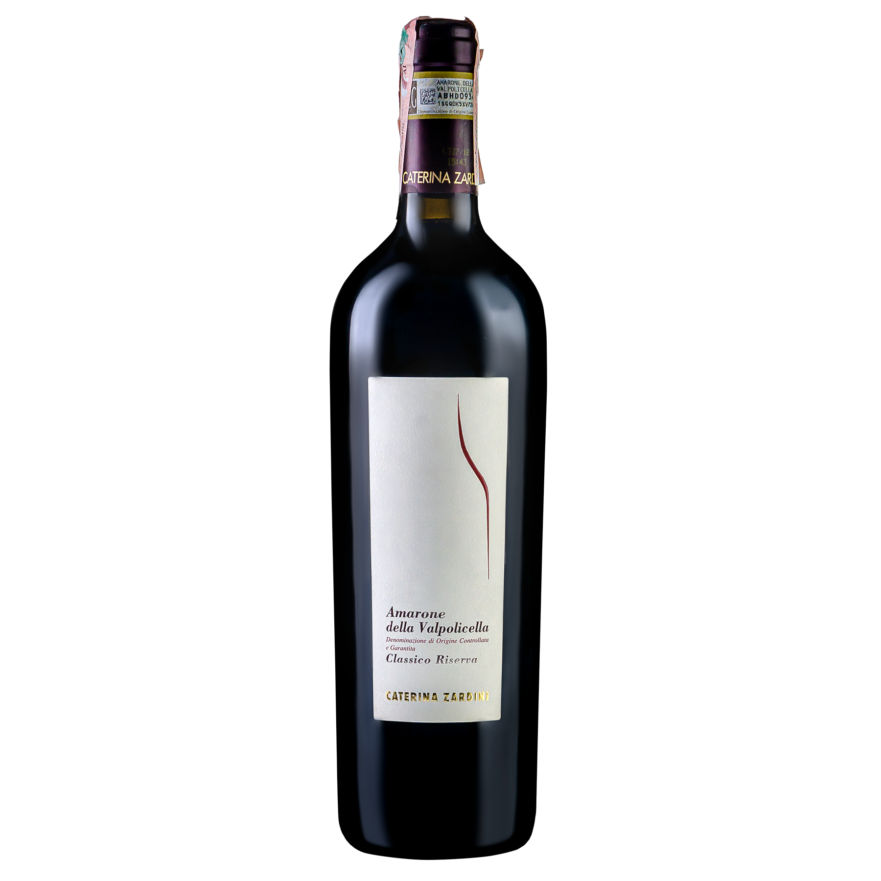 Вино КампаньолаАмаронеделлаВальполічеллаКлассікоРізерваКатеринаЗардіні 2016 15,5% чер сух 0,75л