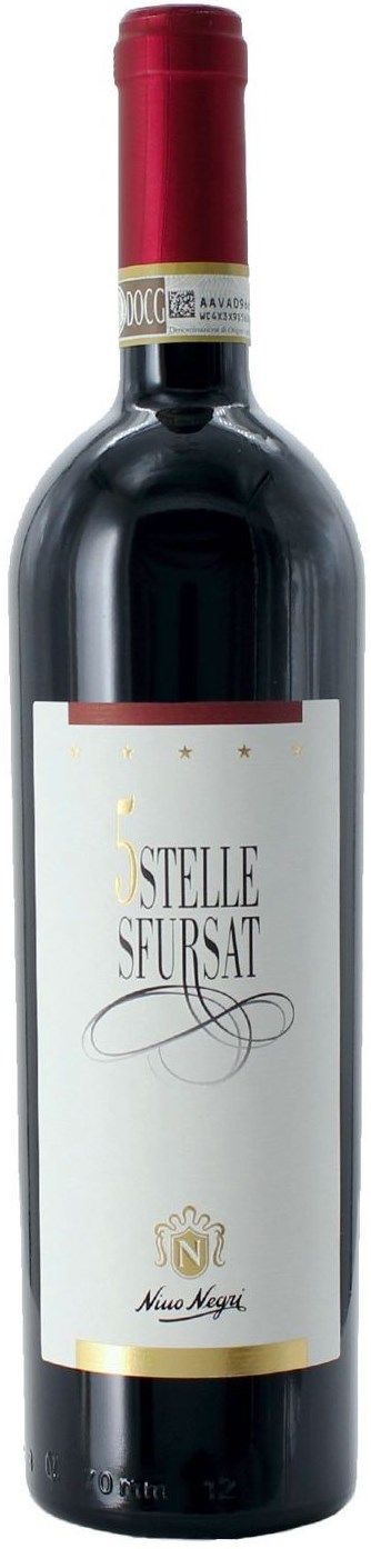 Вино Ніно Негрі 5 Стелле Сфурсат Ді Вальтеліна 2020 15,5% чер сух 0,75