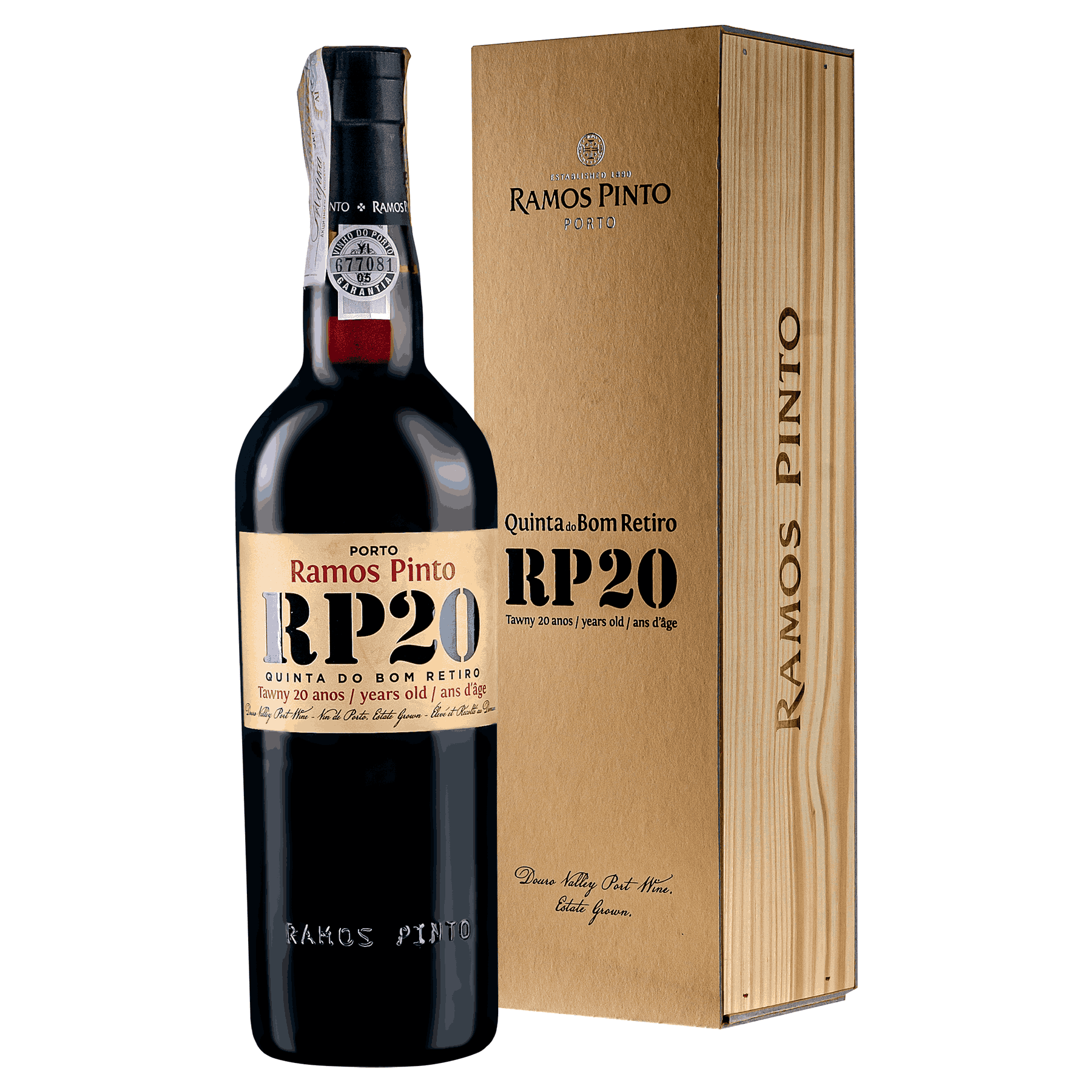 Портвейн Ramos Pinto Tawny 20YO Porto Quinta do Bom Retiro червоне солодке 0.75 л 19.5%