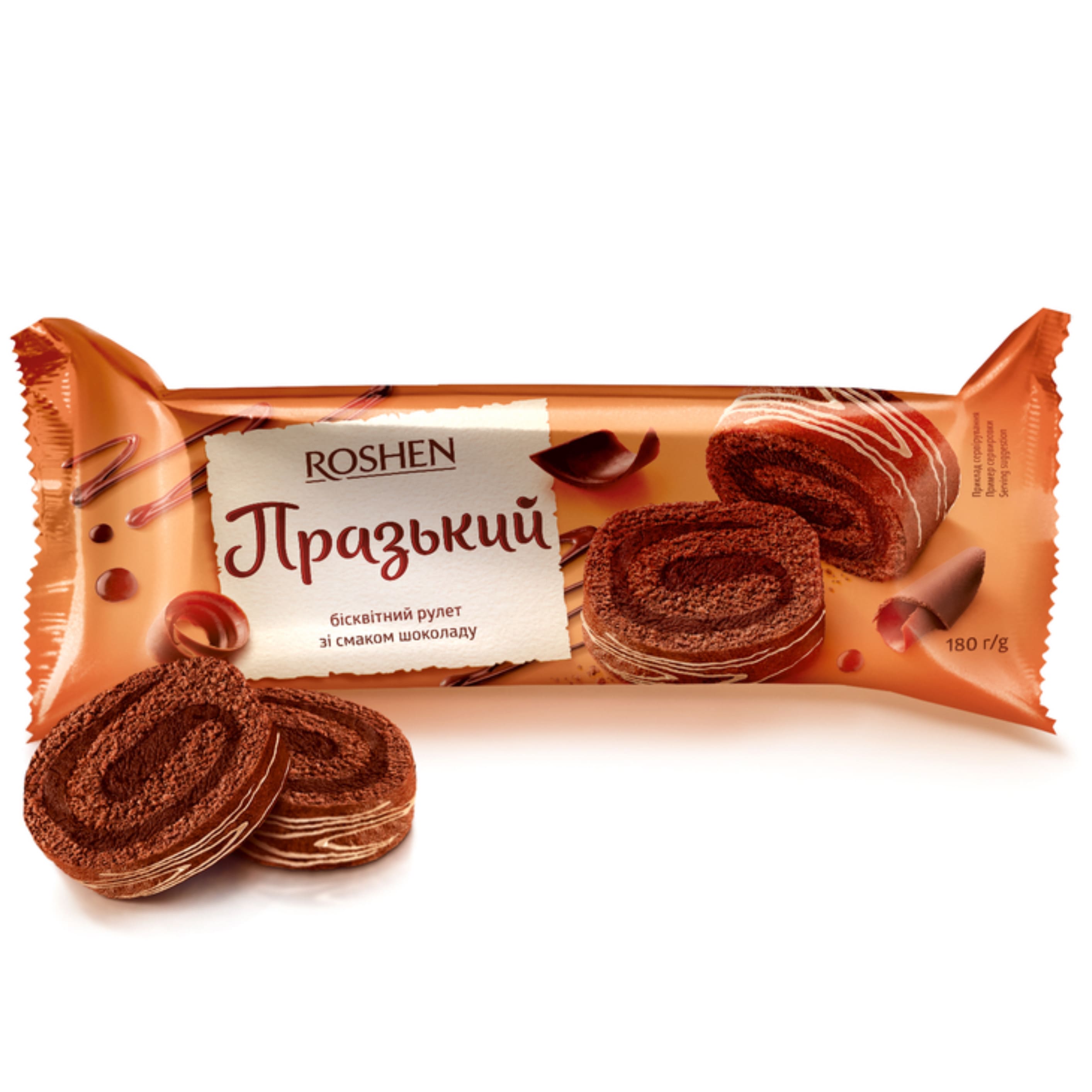 Бісквіт рулет Празький 180г