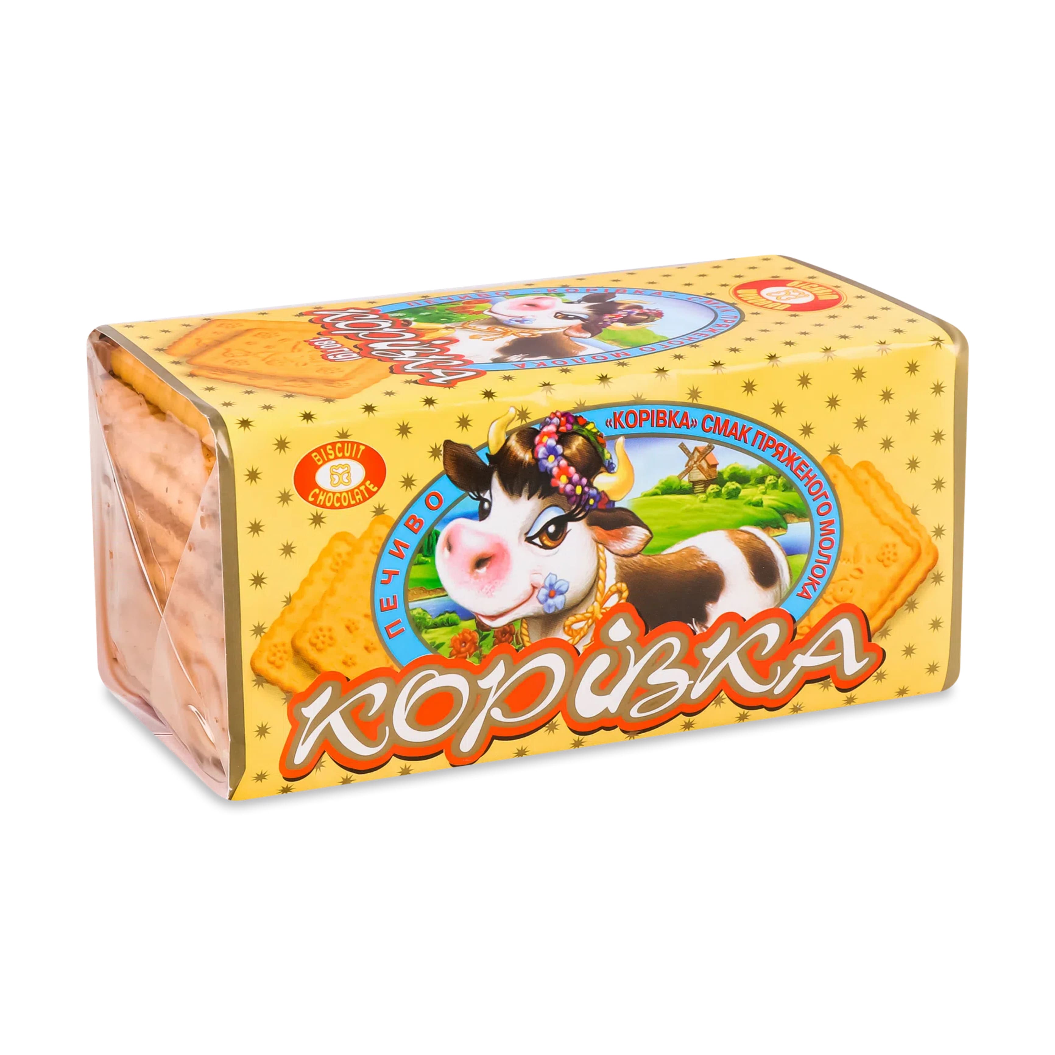 Печиво КОРІВКА ХБФ смак пряж молоко 180г