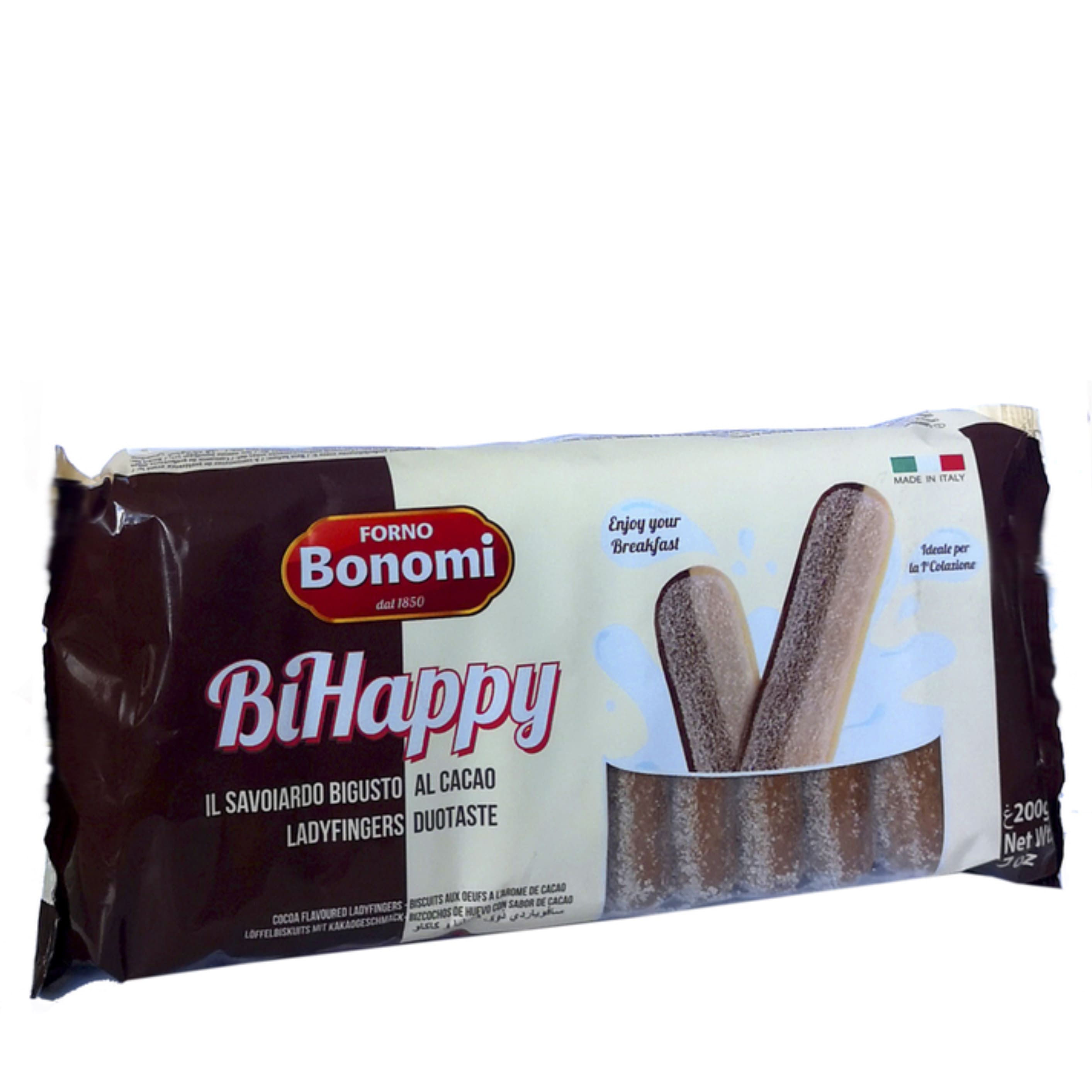 Печиво Савоярді ваніль з какао BONOMI 200г