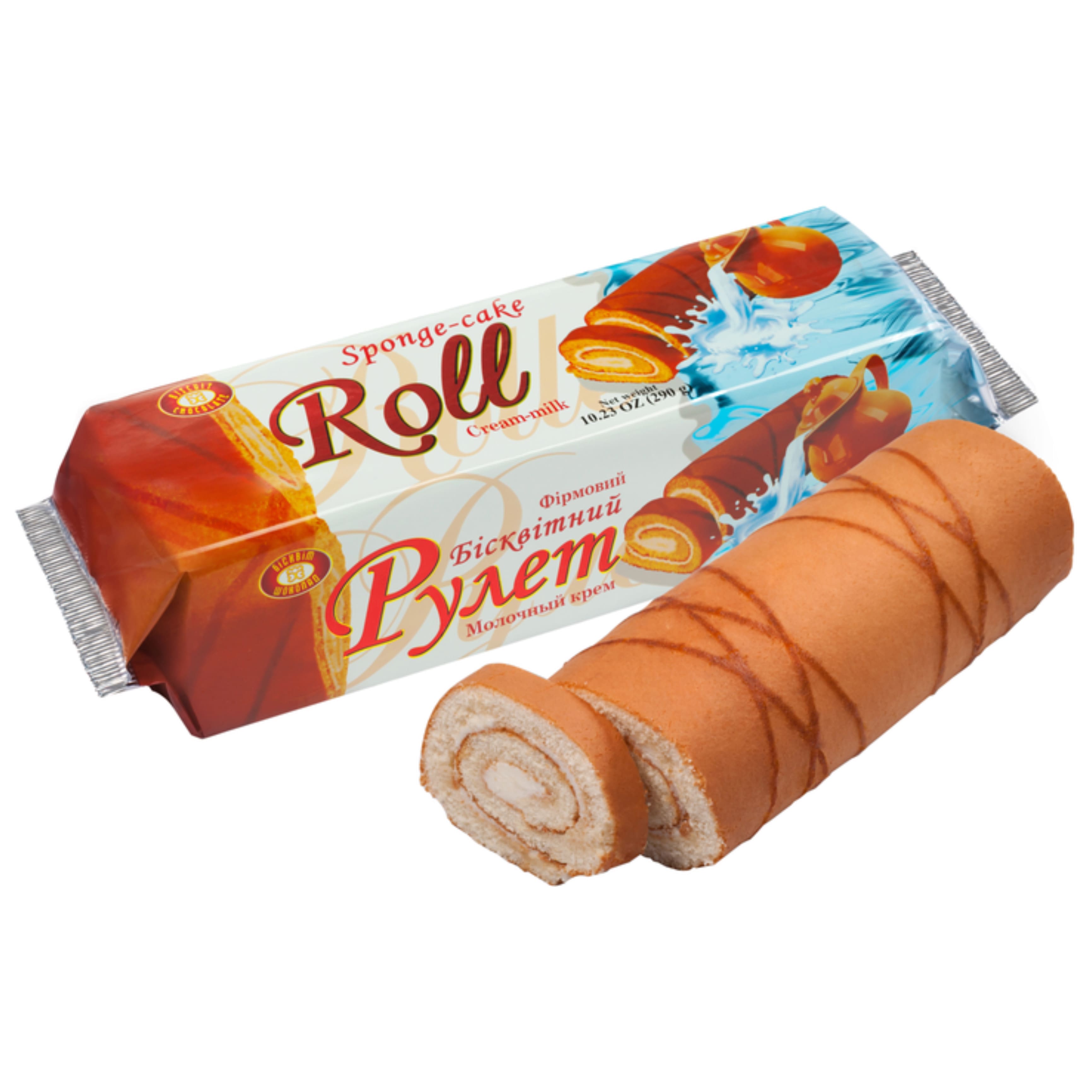Рулет ФІРМОВИЙ ХБФ молочный крем 290г