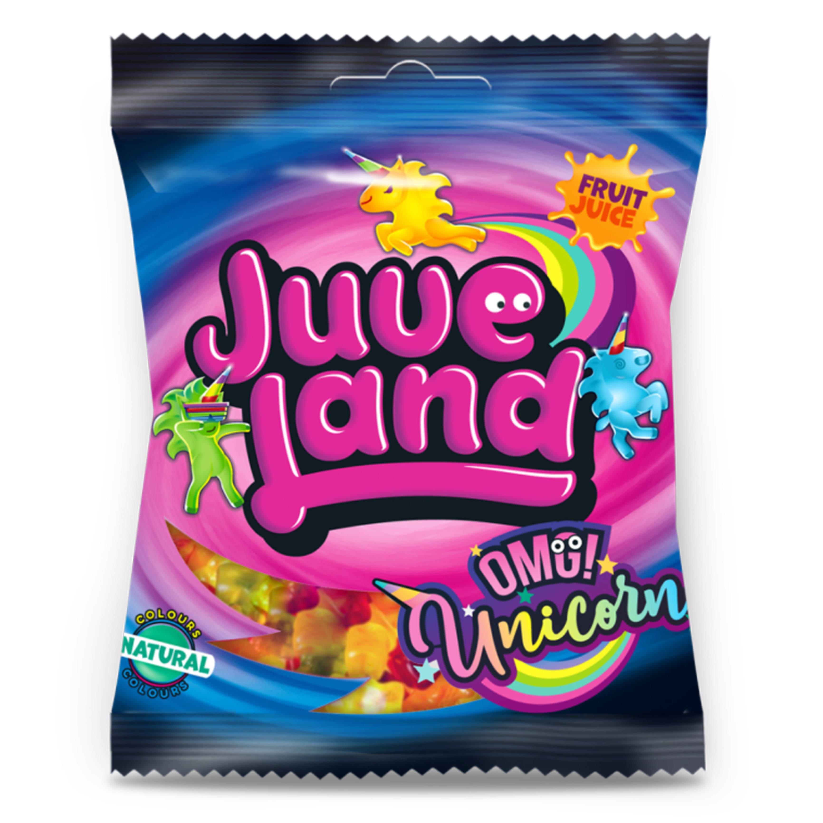 Цукерки желейно-жувальні Жувіленд АВК Juveland OMG! Unicorn 85г