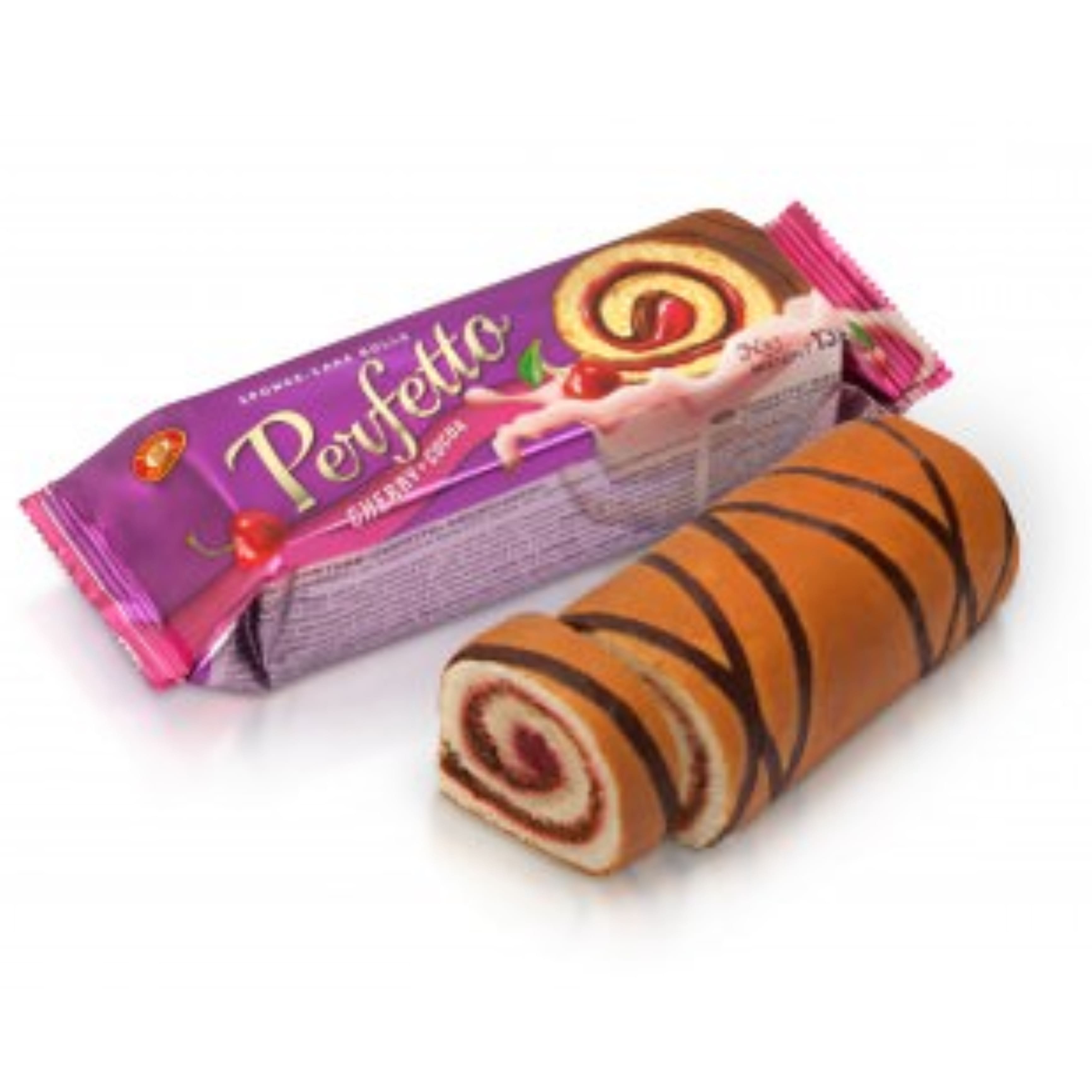 Рулет PERFETTO ХБФ вишня та какао 130г