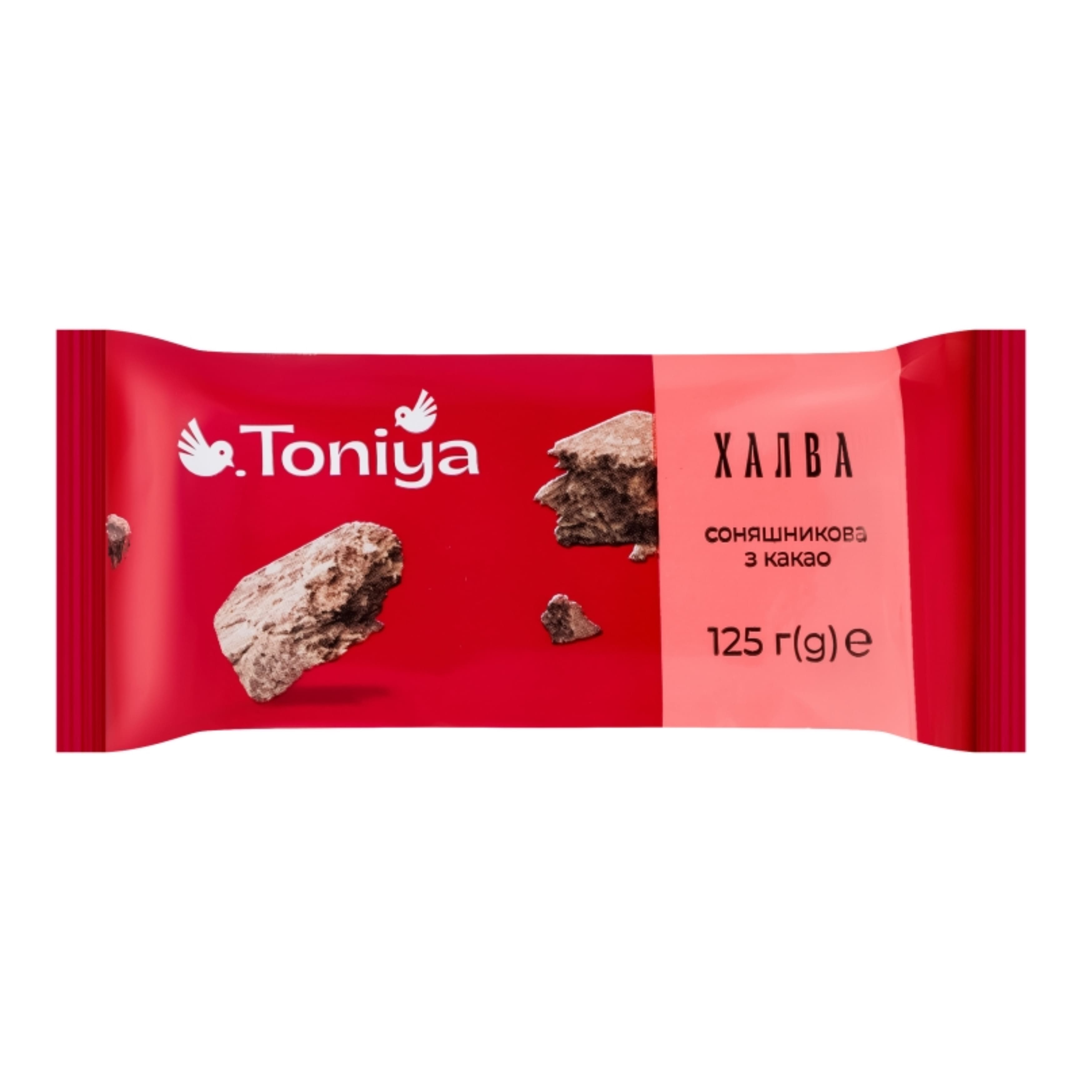 Халва з какао фасована 125г TM Toniya