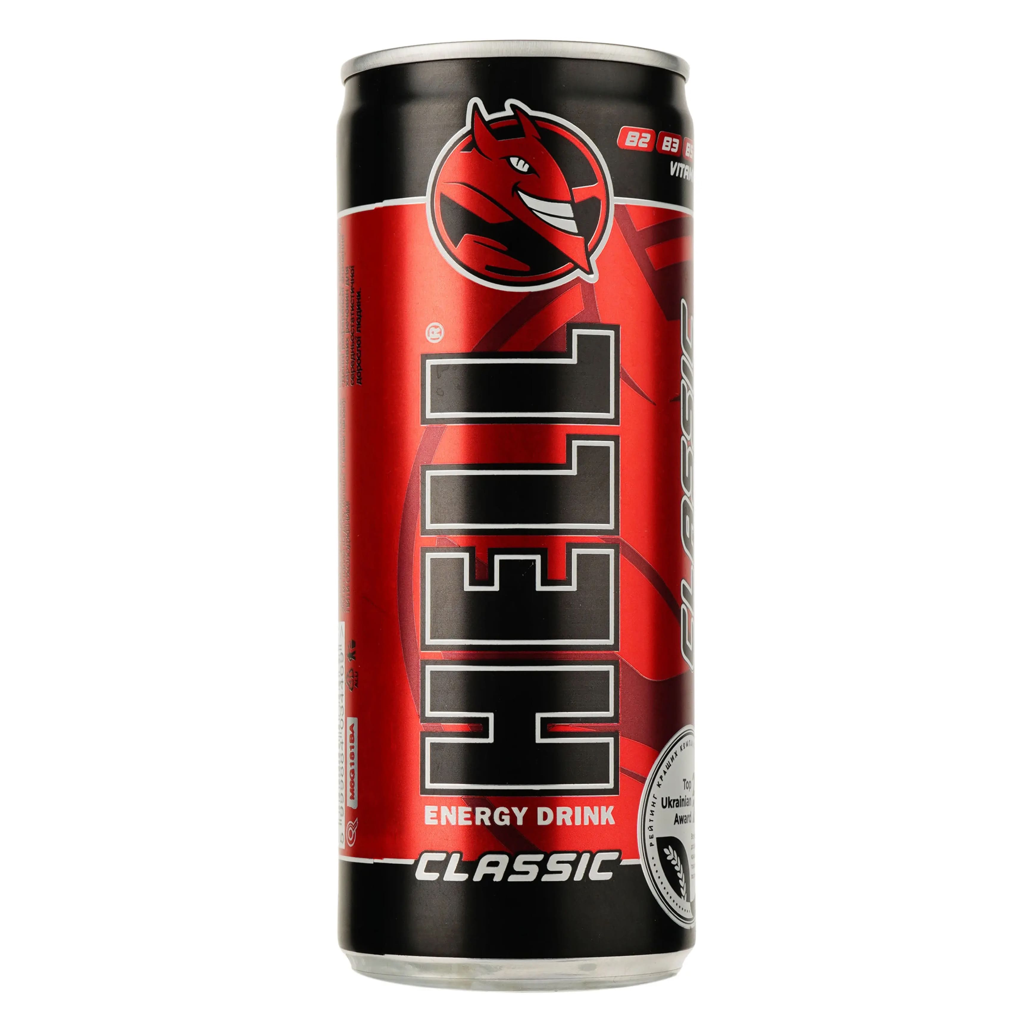 Енергетичний б/а напій Hell Classic 0.25 л з/б