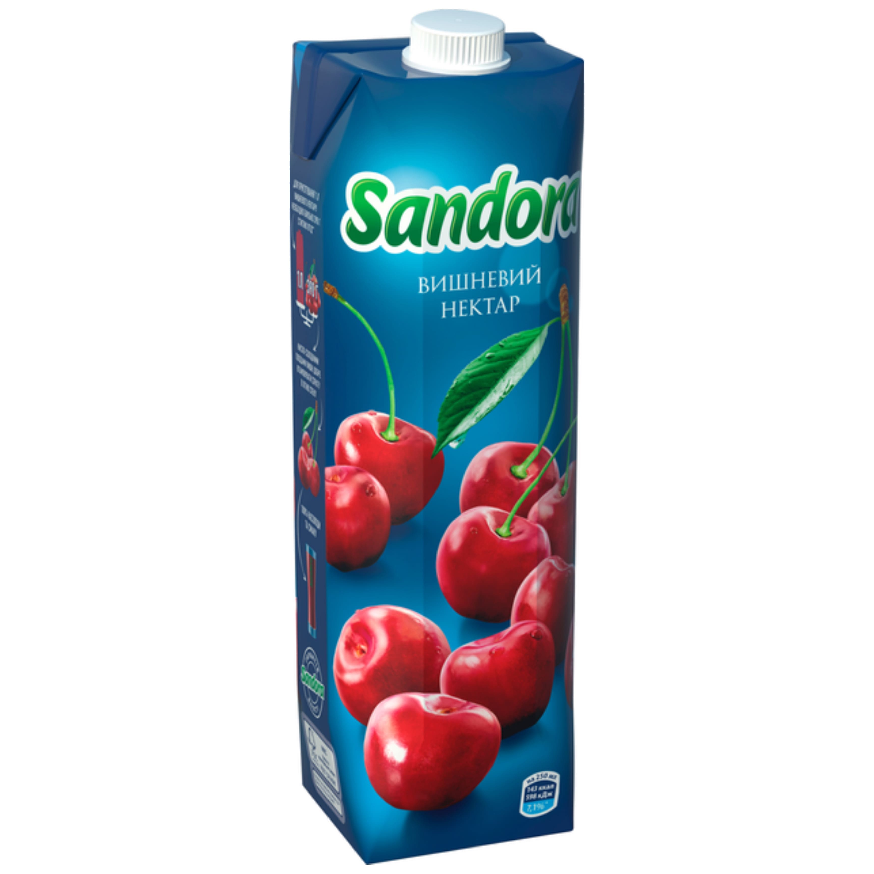 Нектар Sandora Вишневий 0.95 л тетра-пак