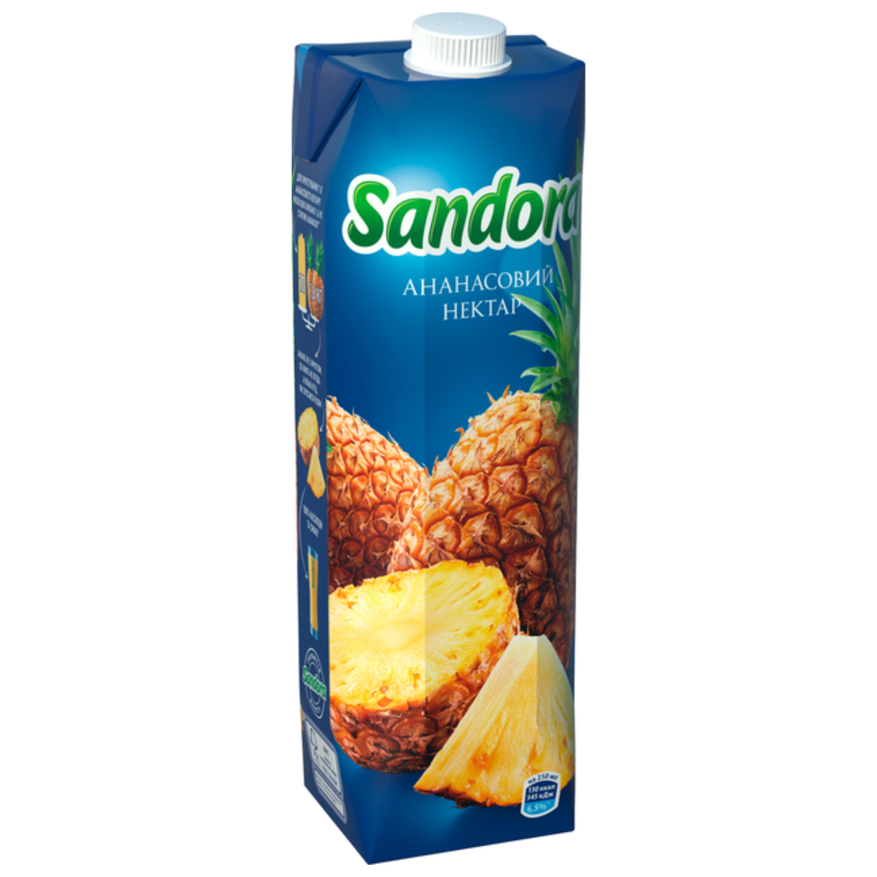 Нектар Sandora Ананасовий 0.95 л тетра-пак