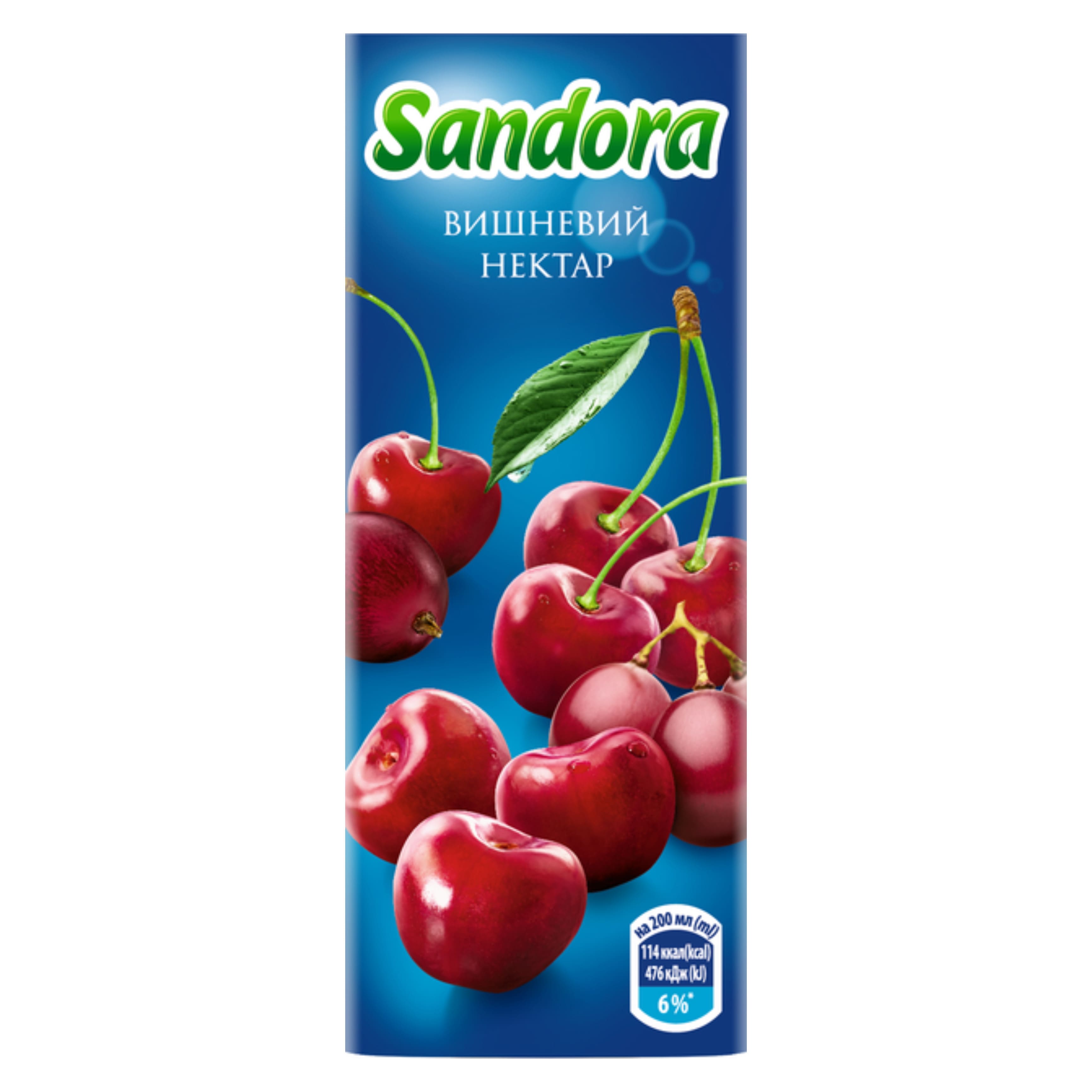 Нектар Sandora Вишневий 0.2 л тетра-пак