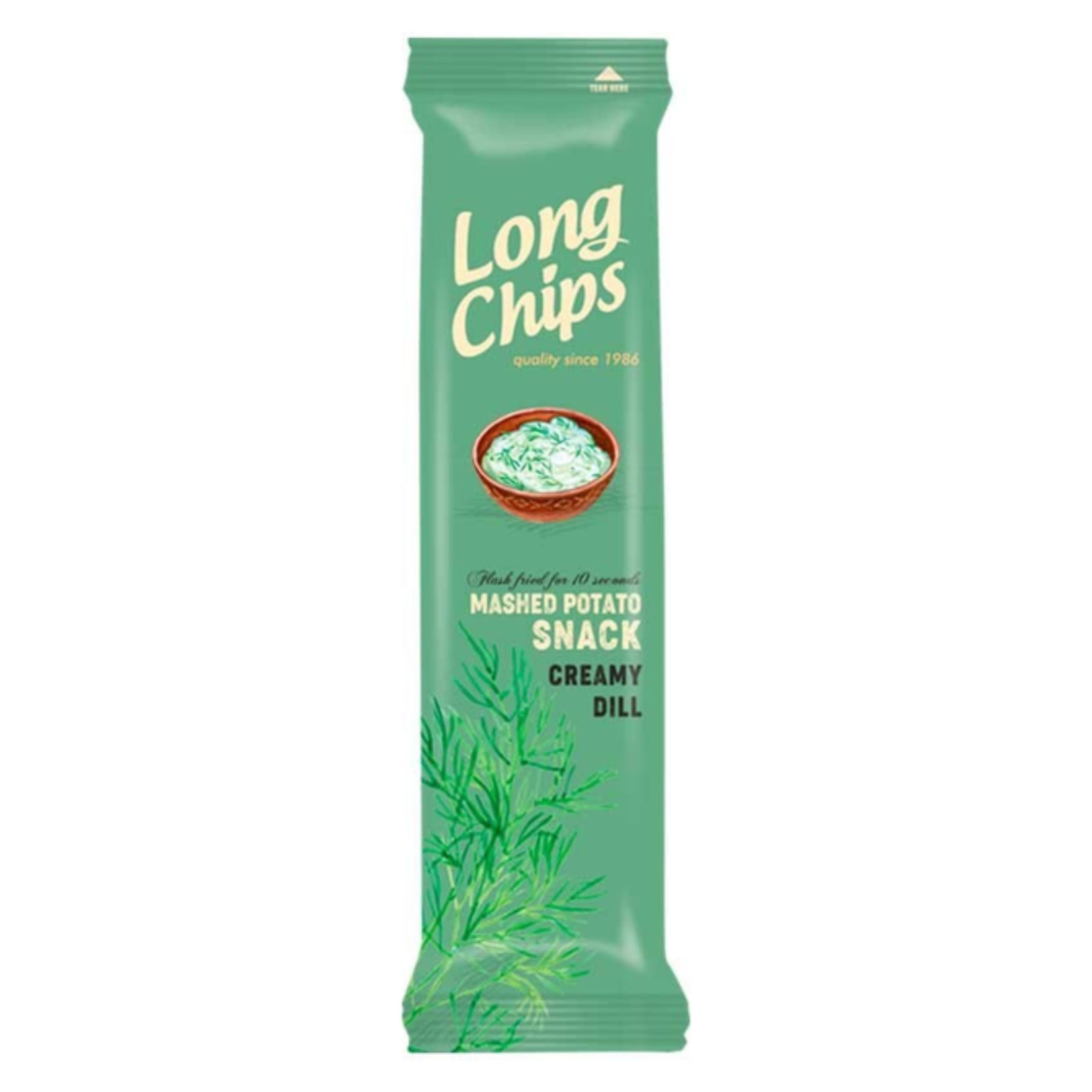 Чіпси Long Chips Кріп і сметана 75г