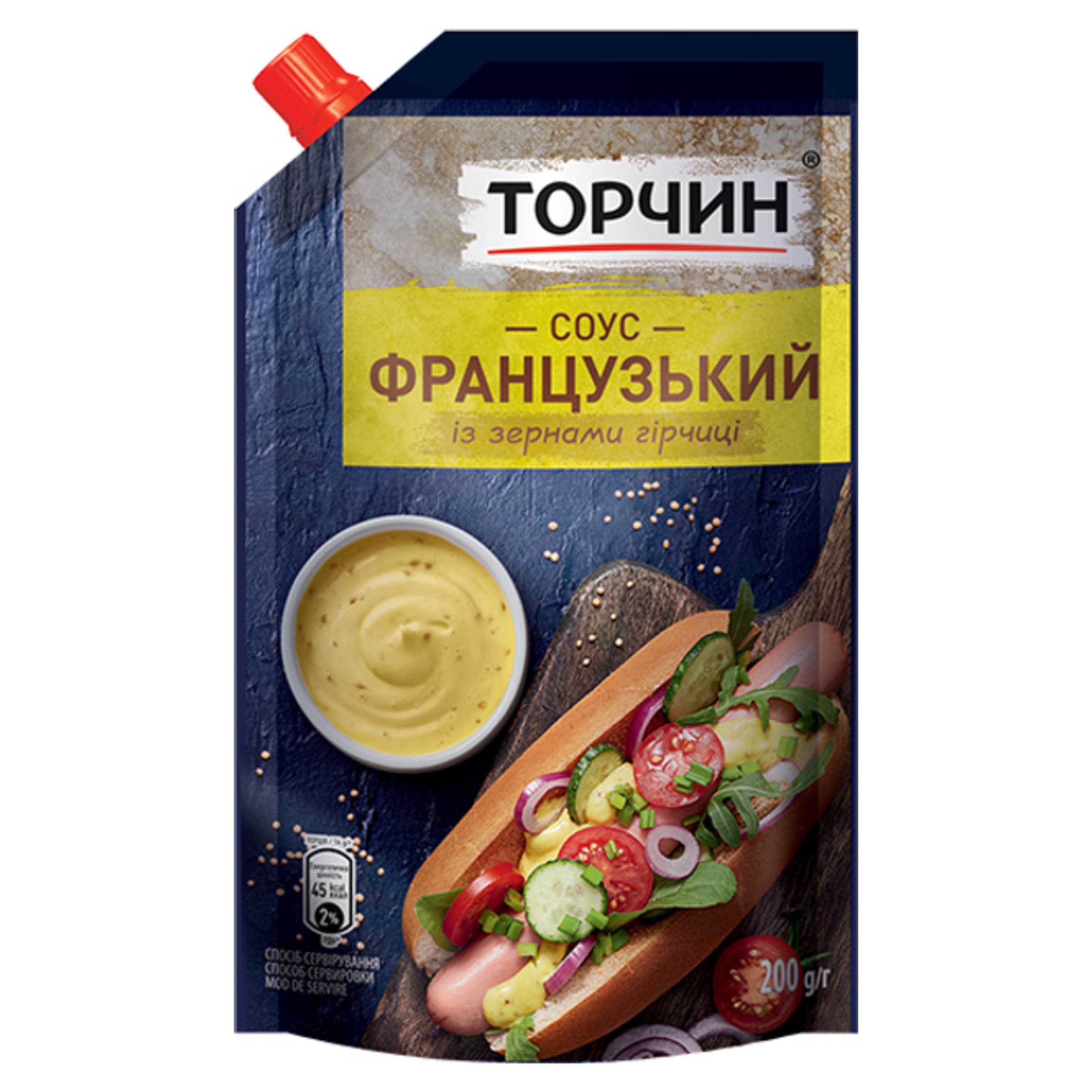Соус Торчин Франц зерно гірчиці 200г