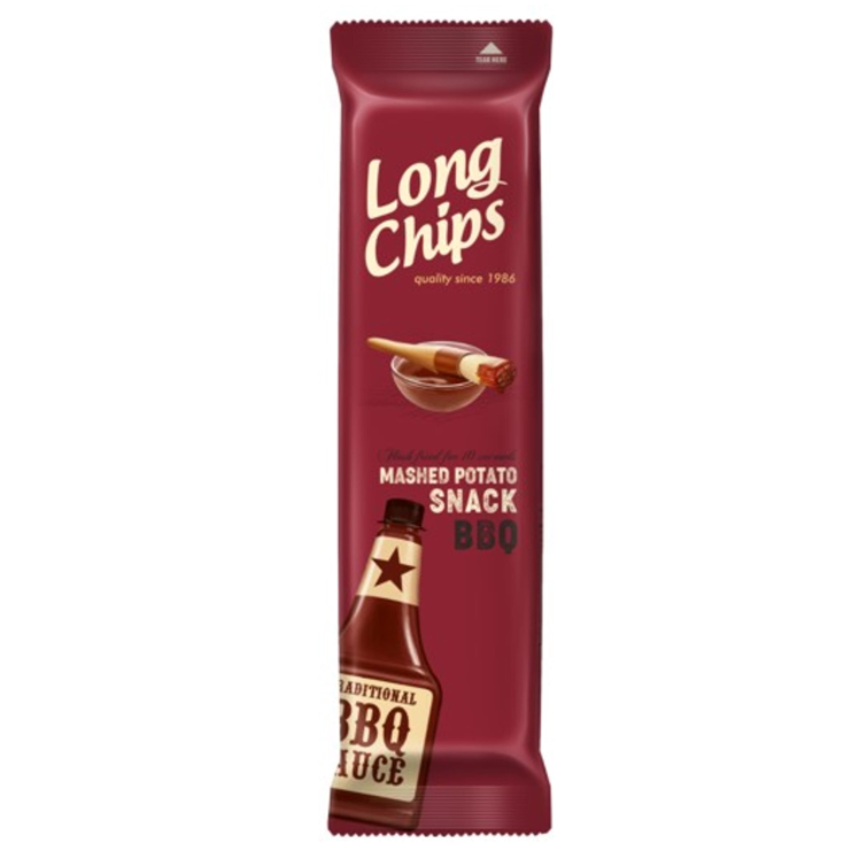 Чіпси Long Chips Ароматне барбекю 75г