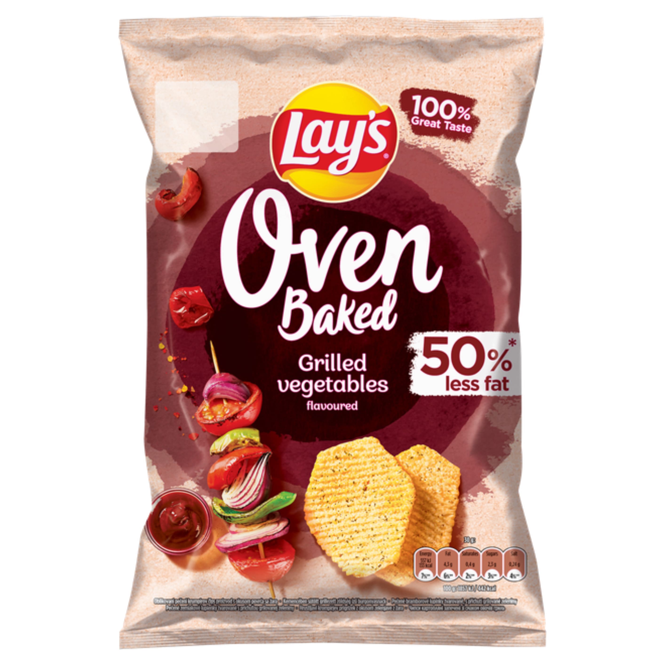 Чіпси картопляні Lays Baked Овочі гриль 0.110кг