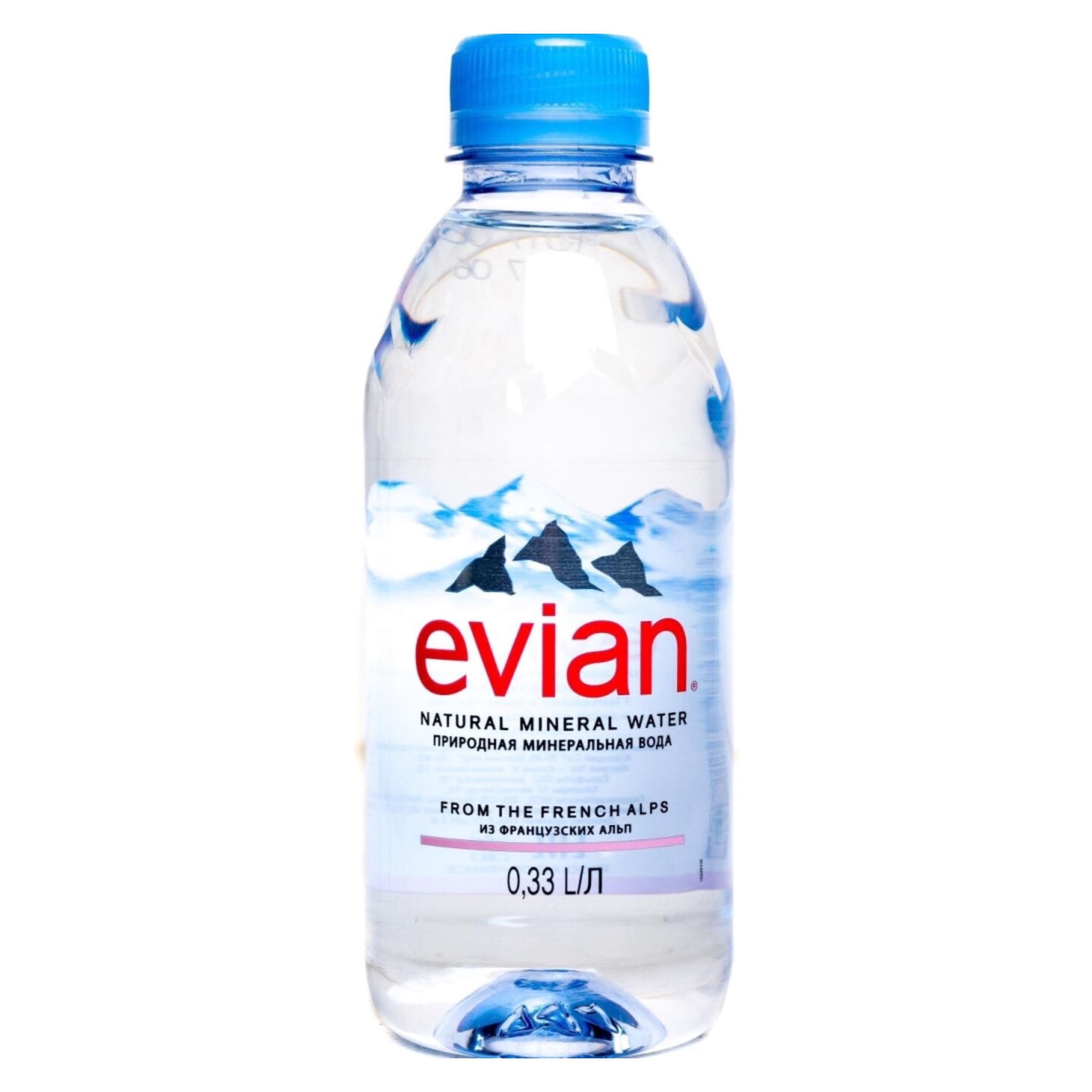 Вода мінеральна негаз. Evian 0.33 л ПЕТ