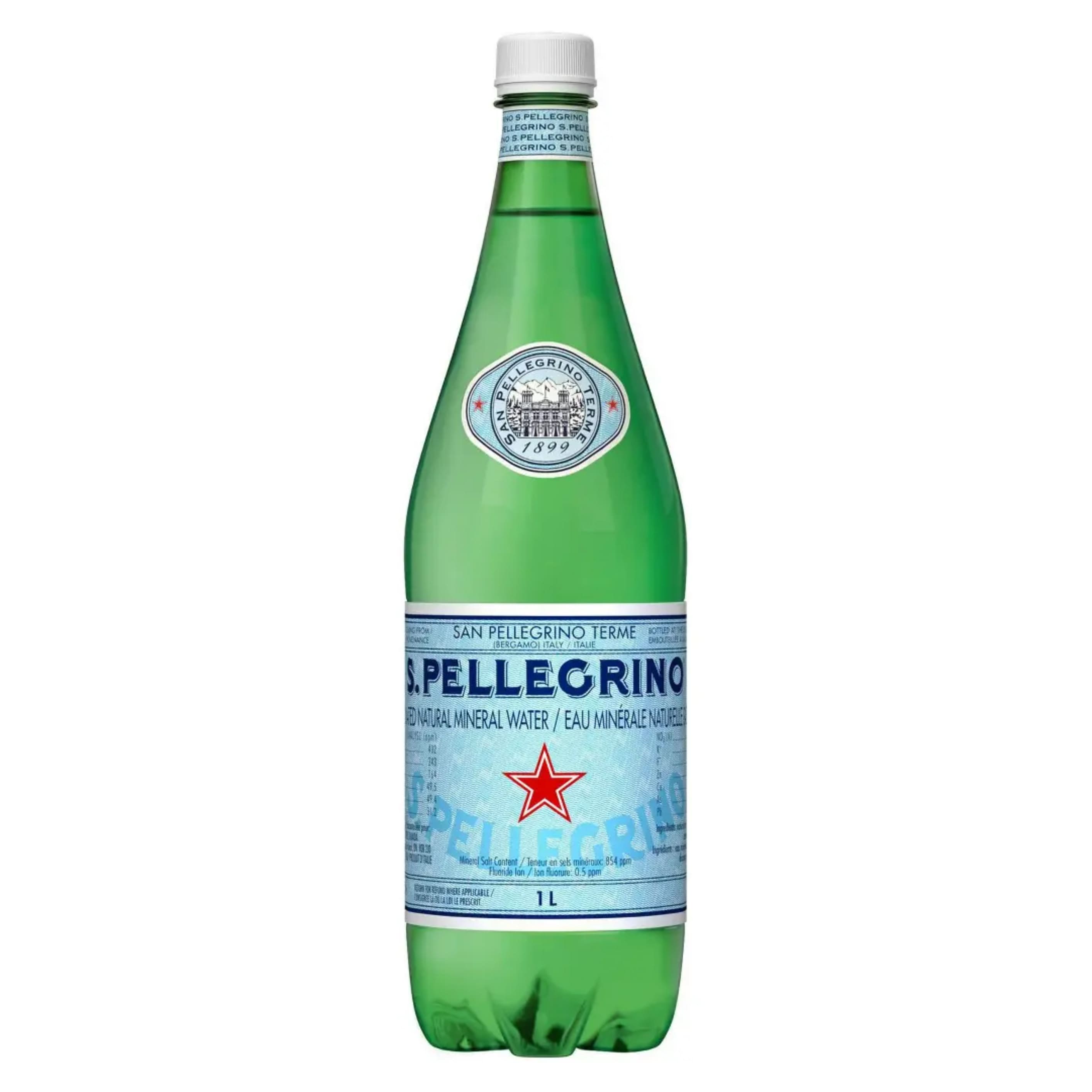 Вода мінеральна газ. S.Pellegrino 1 л ПЕТ