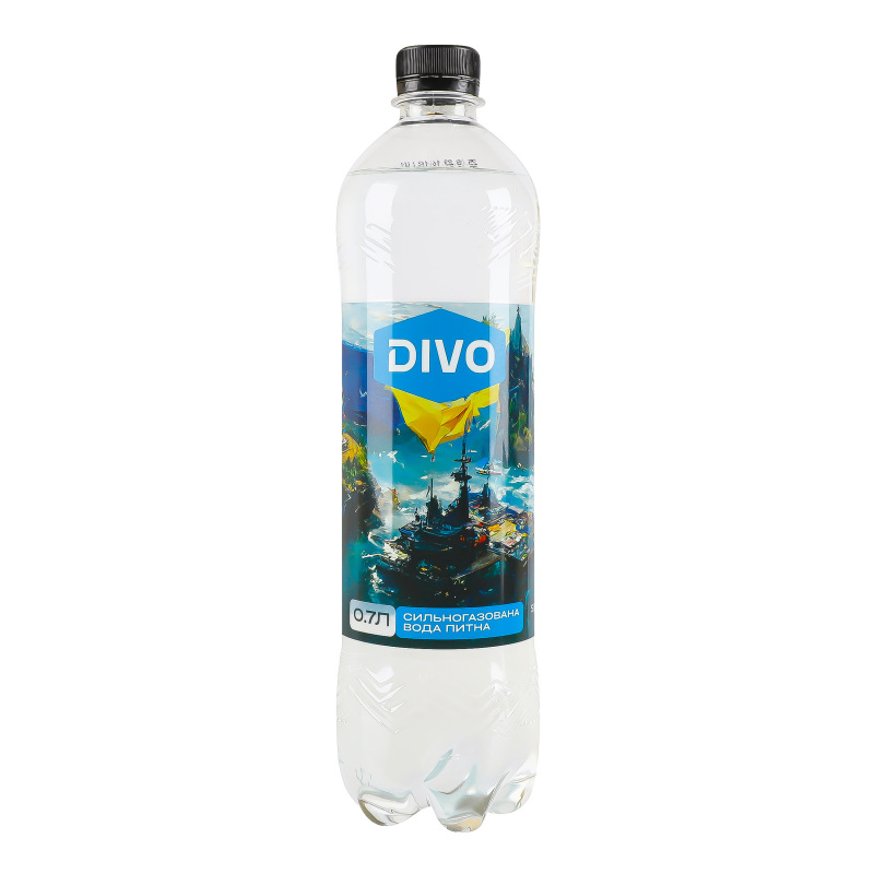 Вода газ Divo Voda 0.7л ПЕТ