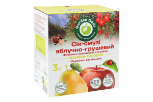 Сік-смузі Garden Gadz Яблучно-грушевий 3 л bag-in-box