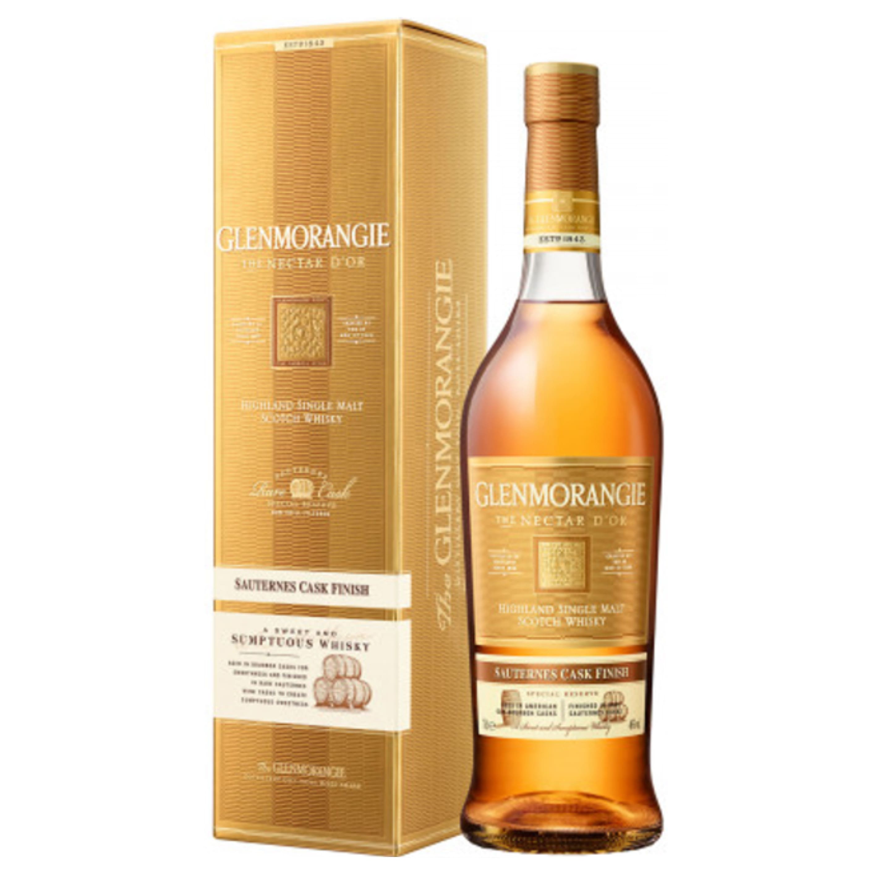 Віскі Glenmorangie The Nectar d'Or 46% 0.7 л gift box