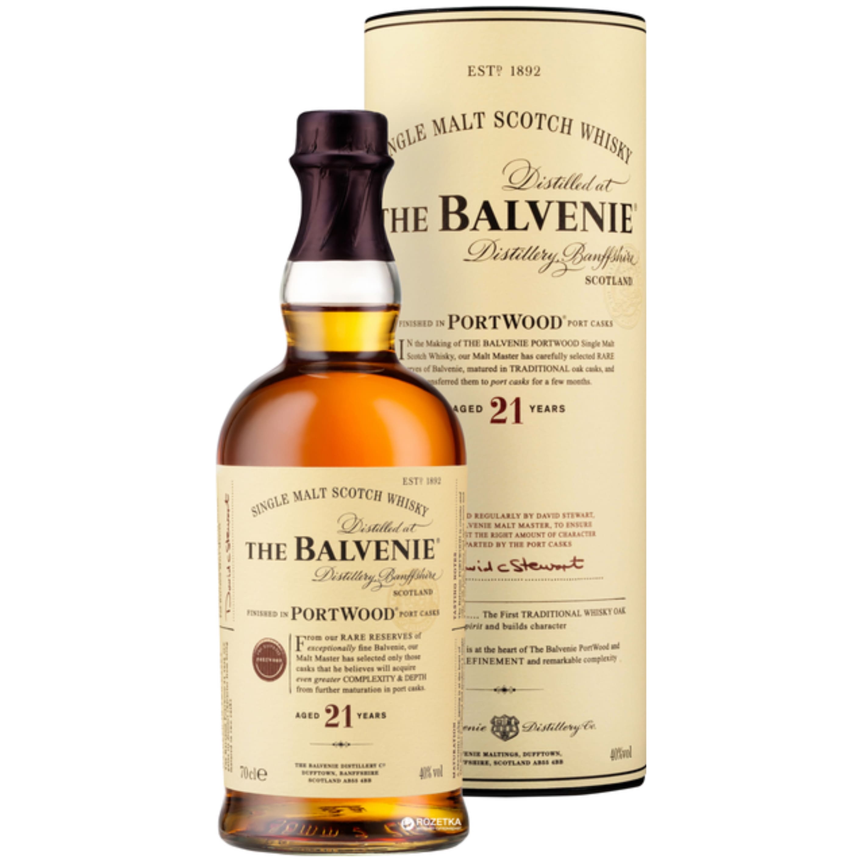 Віскі Balvenie PortWood 21 y.o. 40% 0.7 л