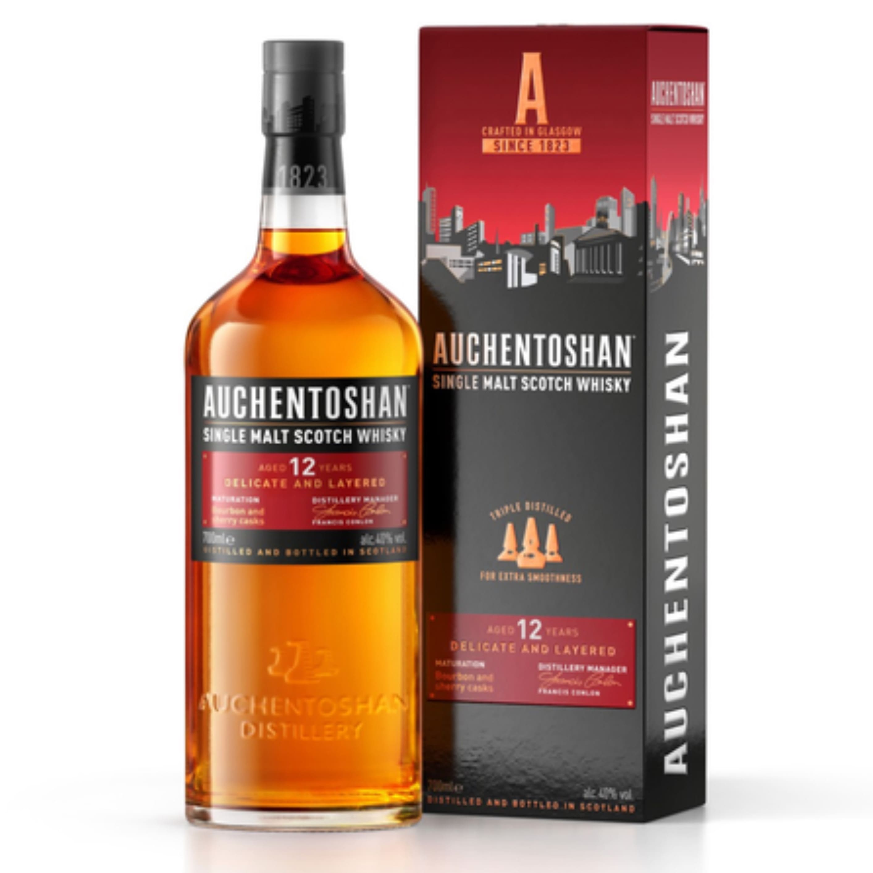 Віскі Auchentoshan 12 y.o. 40% 0.7 л 