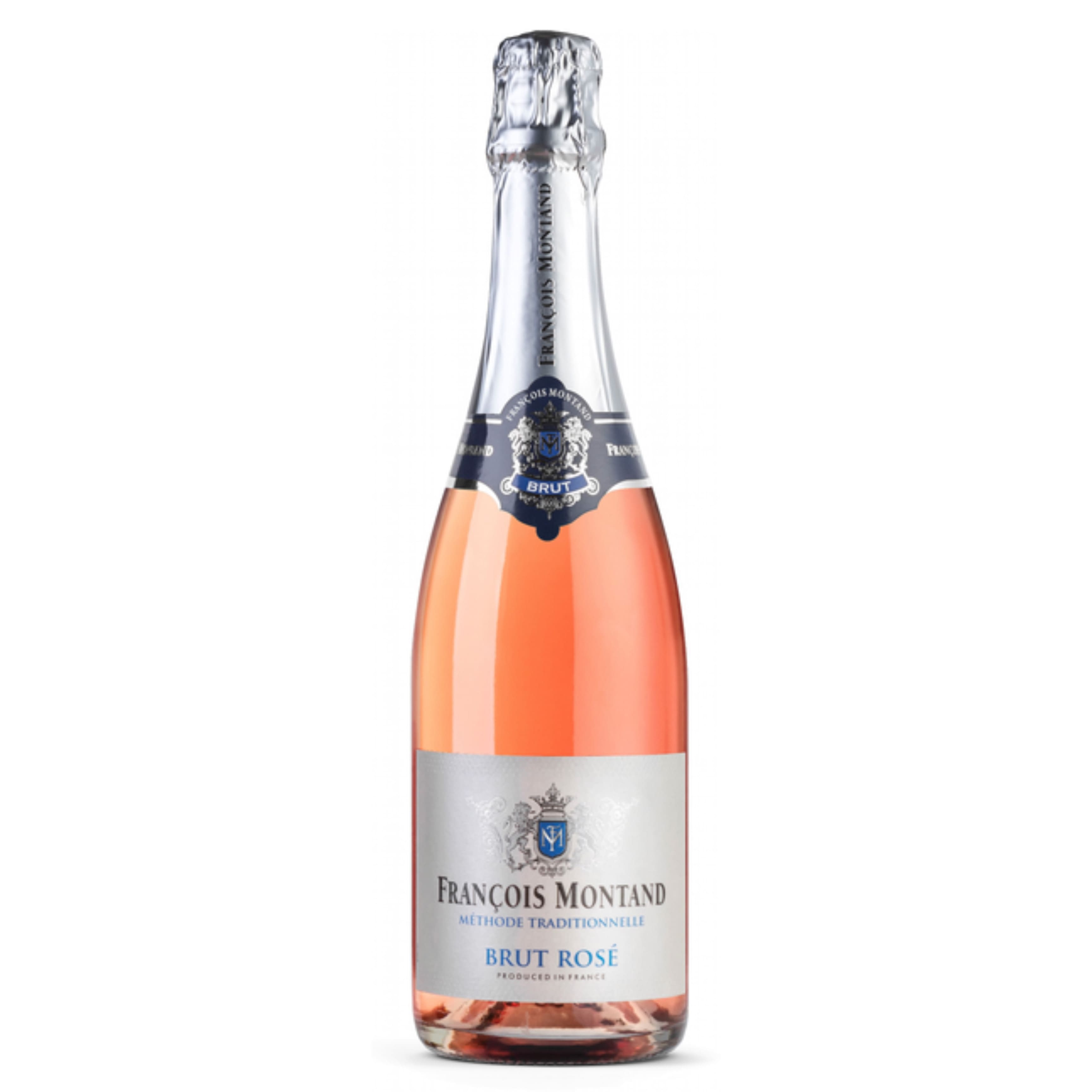 Вино ігристе Francois Montand Brut Rose сухе рожеве 11.5% 0.75 л 