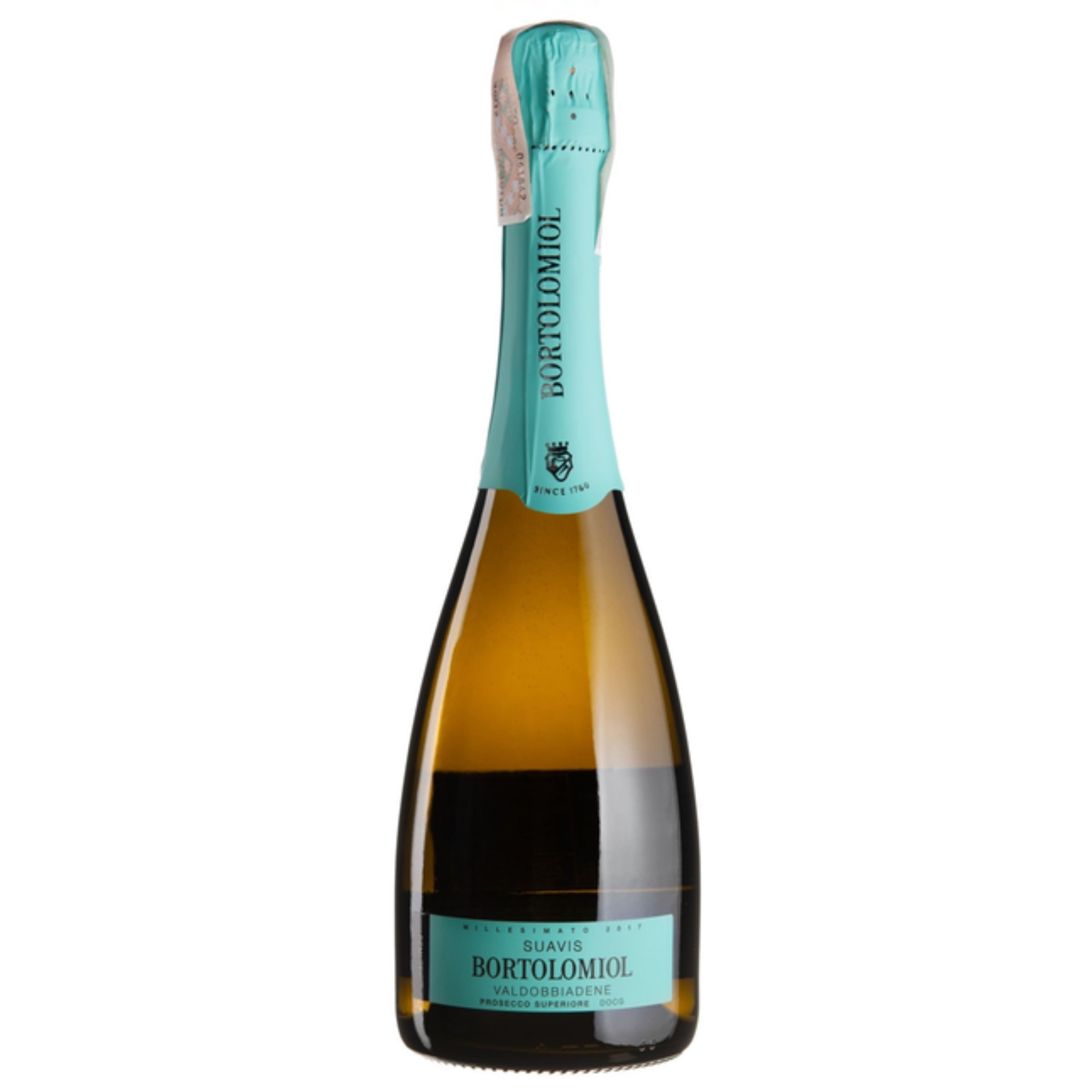 Вино ігр. Bortolomiol Suavis Valdob Prosecco Superiore н/сухе біле 11% 0.75 л