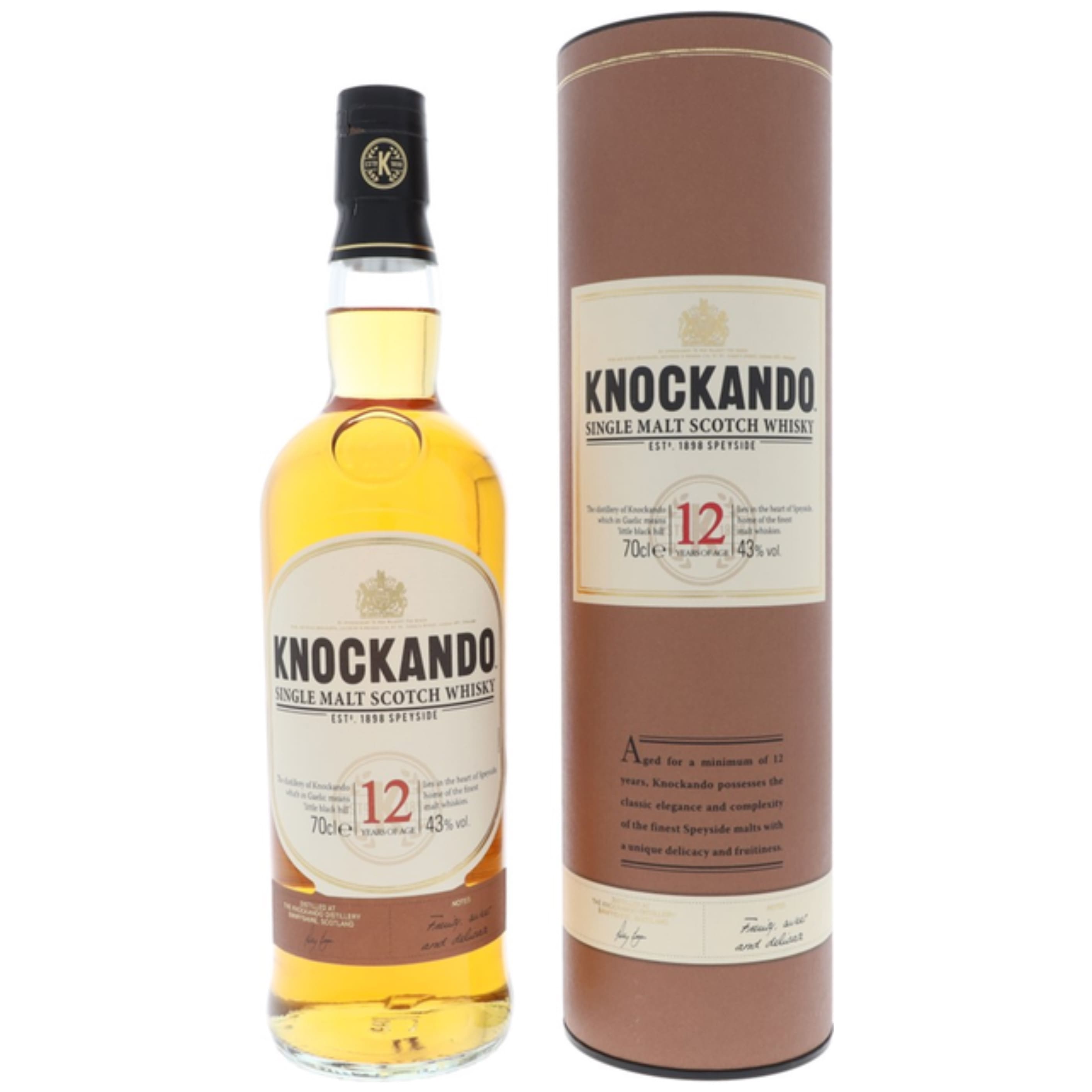 Віскі Knockando 12 y.o. 43% 0.7 л