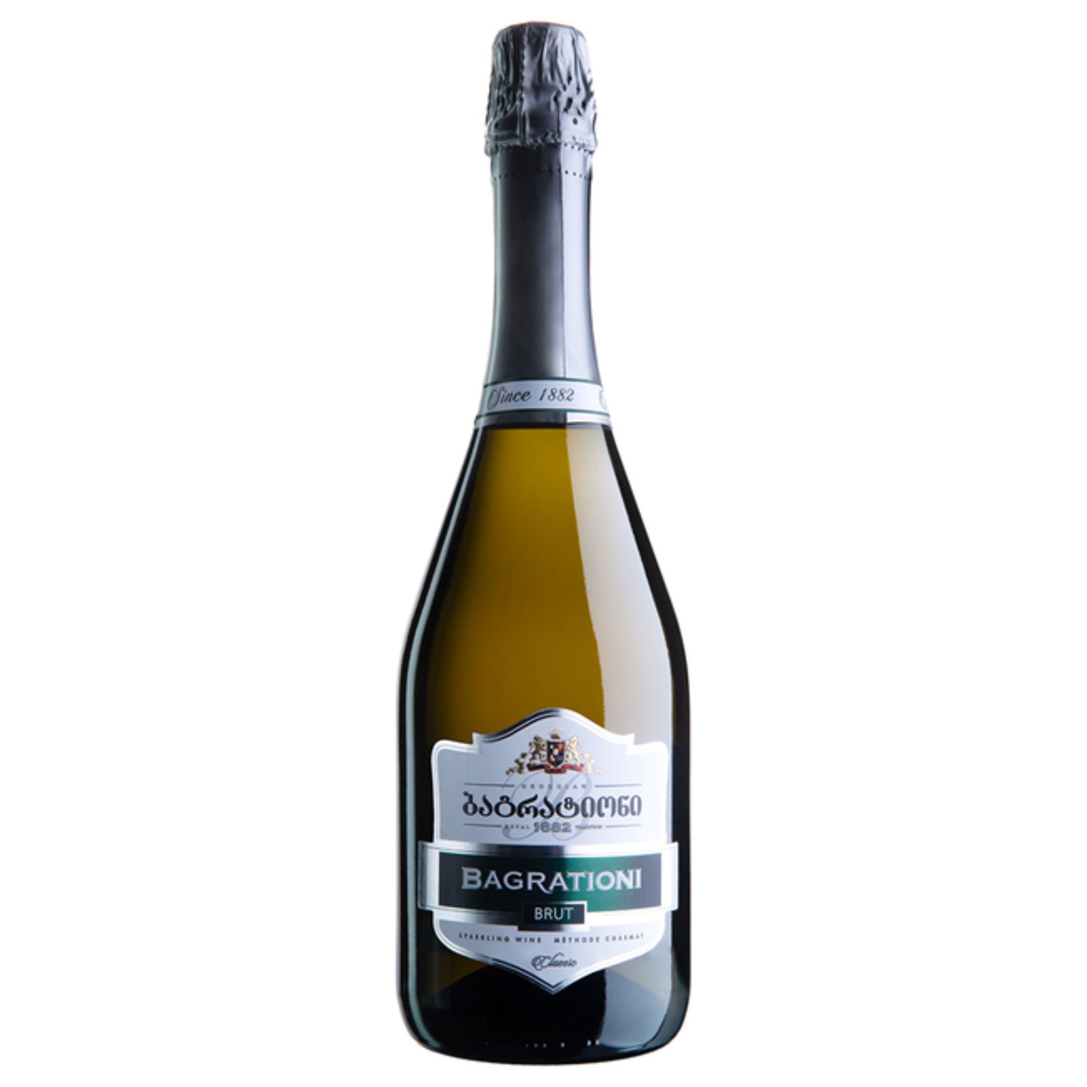 Вино ігристе Bagrationi Classic Brut сухе біле 12% 0.75 л