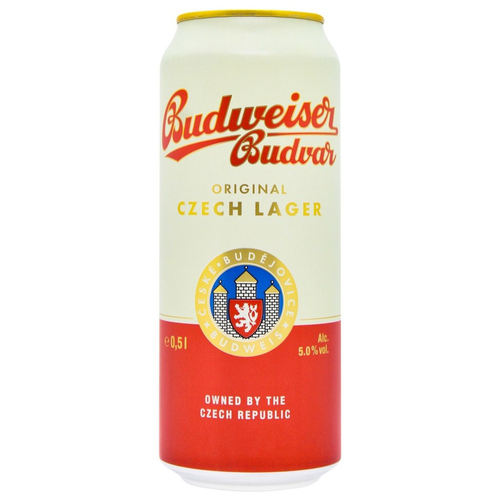 Пиво Budweiser Budvar світле 5% 0.5 л з/б