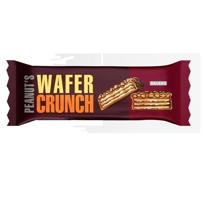 Цукерки вафельні Арахісовий вафельний кранч 180г