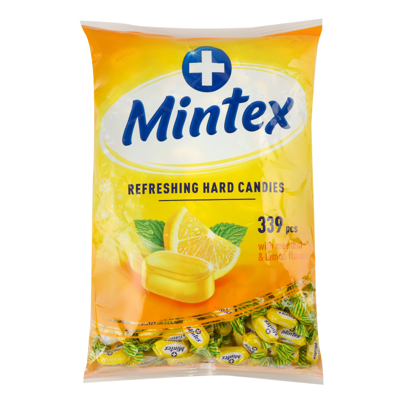 Карамель Рошен Mintex+ Lemon лимон ментол 1кг