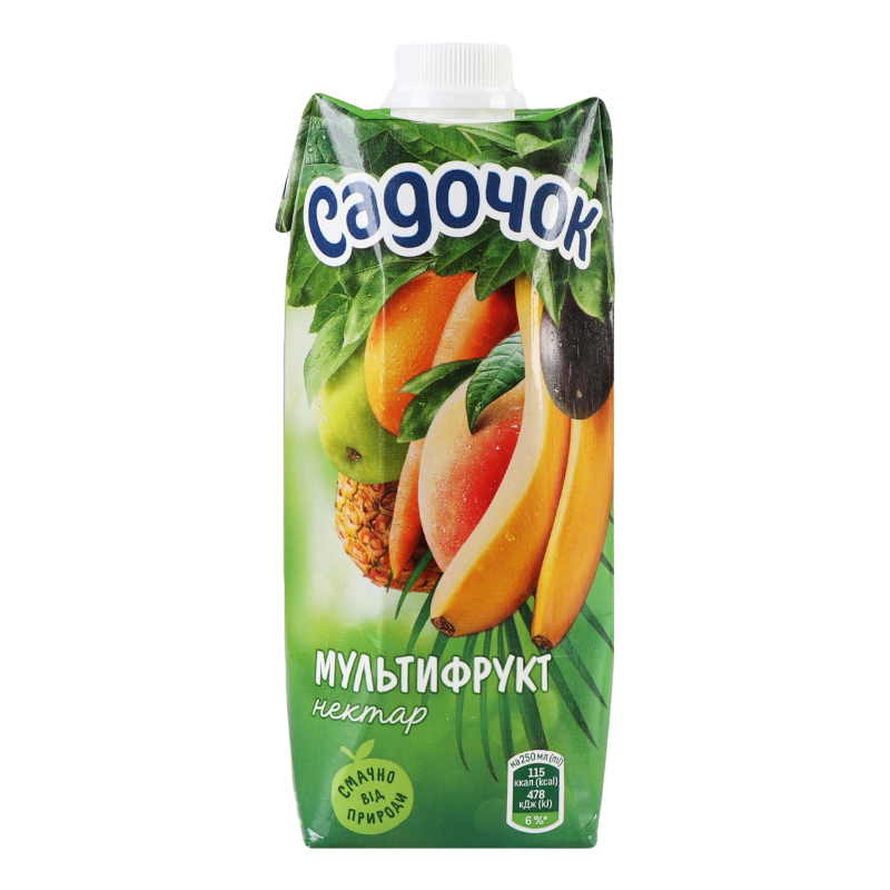 Нектар Садочок Мультифрукт 0.5 л тетра-пак