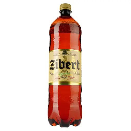 Пиво Zibert Lagerbier світле 4.4% 1.15 л ПЕТ
