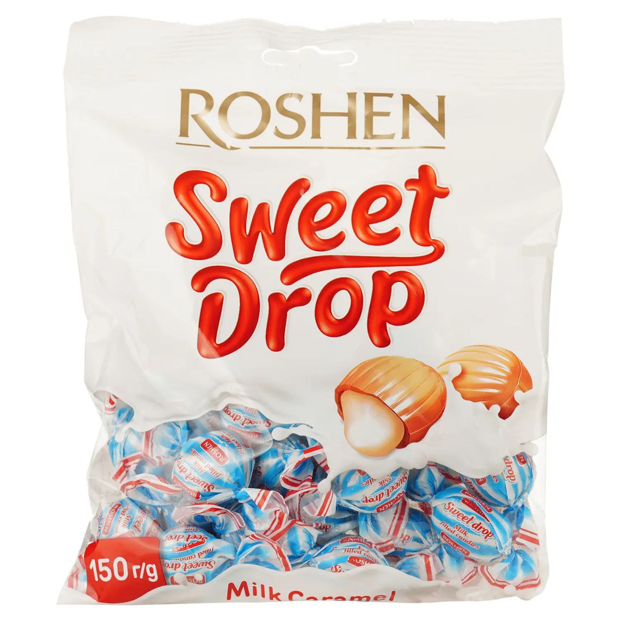 Карамель Рошен Молочна крапля 150г