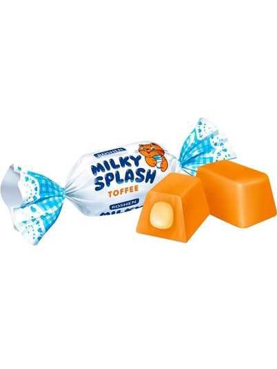Карамель Рошен Ірис Milky Splash молоко 1кг