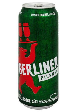 Пиво Berliner Pilsner світле фільтр. 4.8% 0.5 л з/б