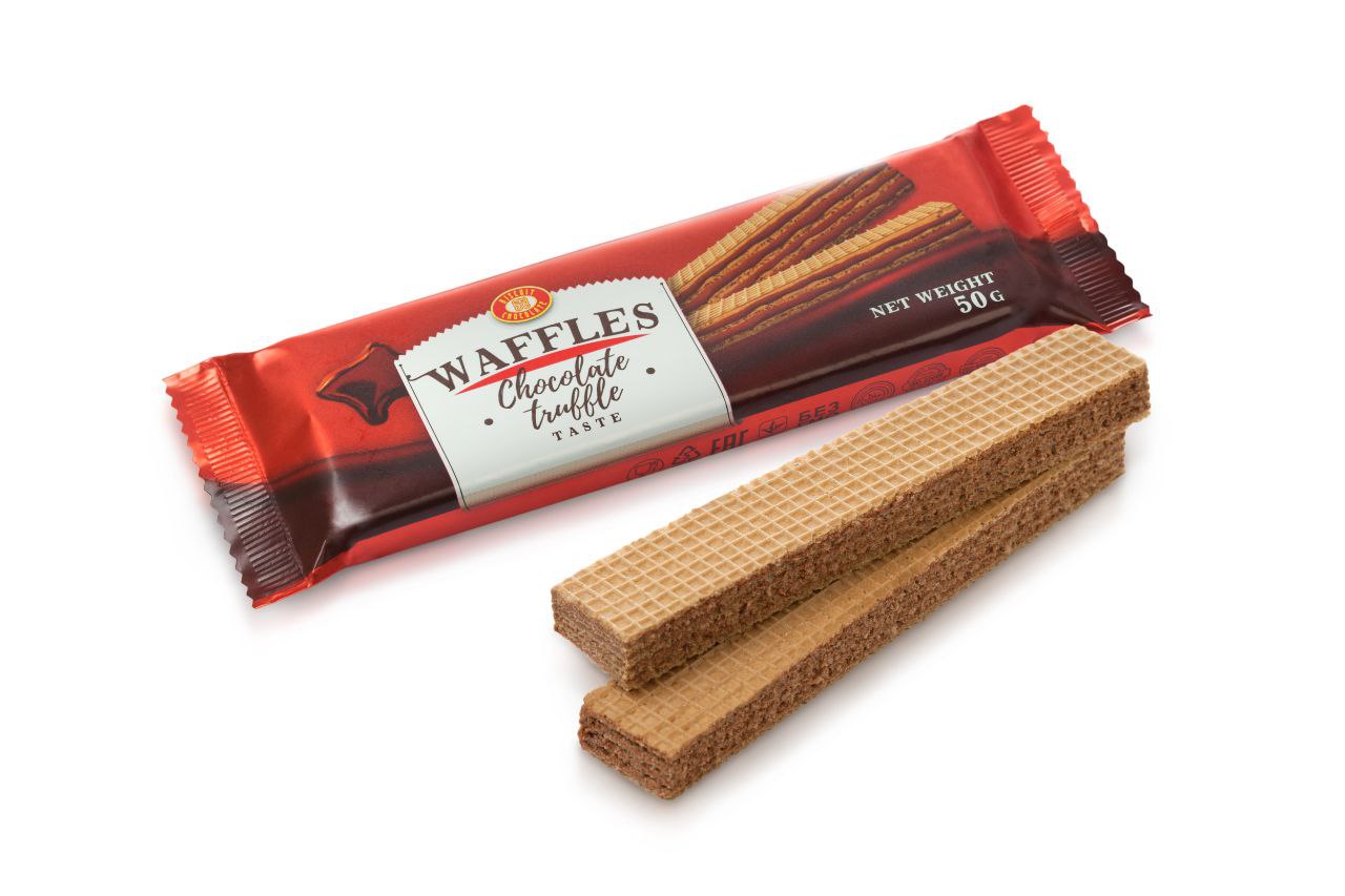 Вафлі СМАК ШОКОЛАДНИЙ ТРЮФЕЛЬ ХБФ 50г