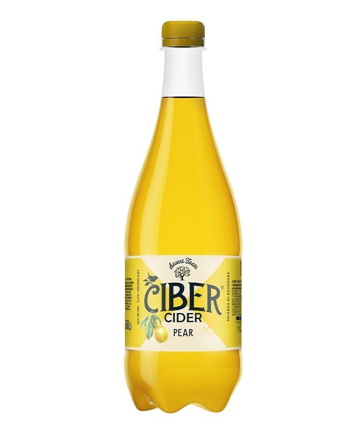 Сидр Pear Ciber солодкий газ. 5.5% 0.8 л ПЕТ