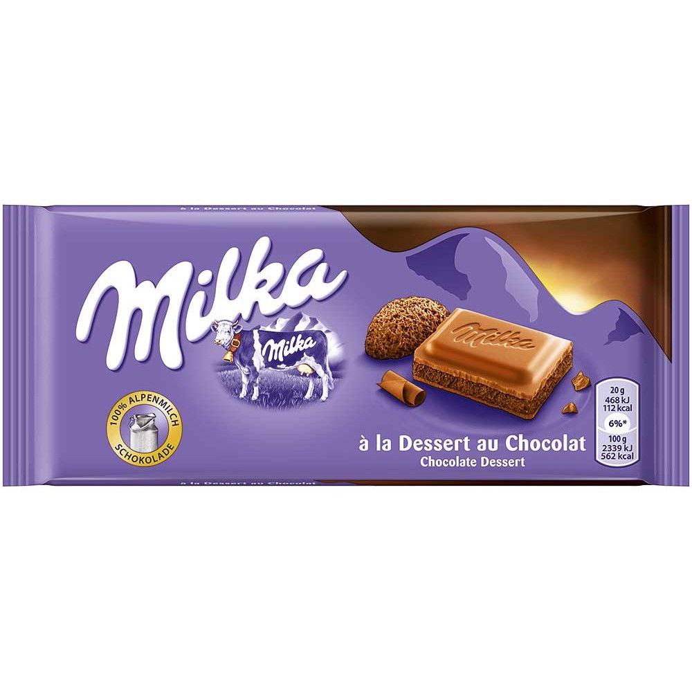 Шоколад Milka Dessert молочний 100г