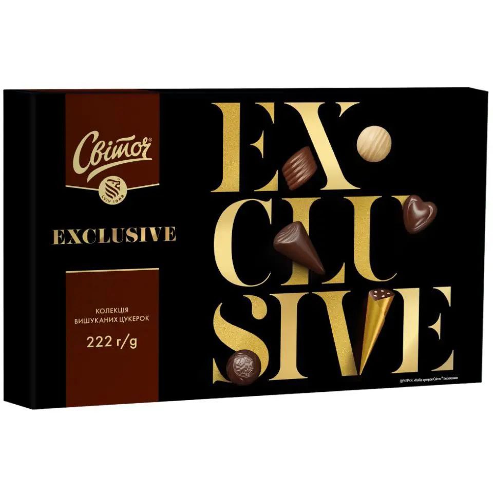 Цукерки Світоч Ексклюзив 222г