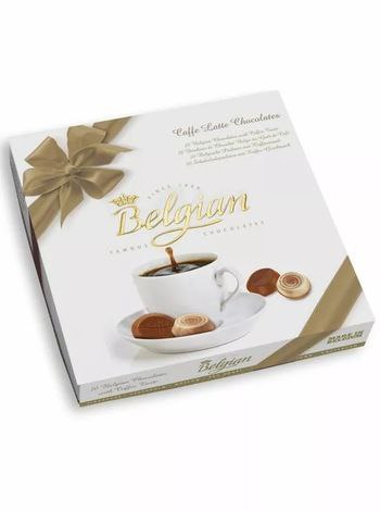 Цукерки шок BELGIAN CHOCOLATE Кава Латте шок 200г