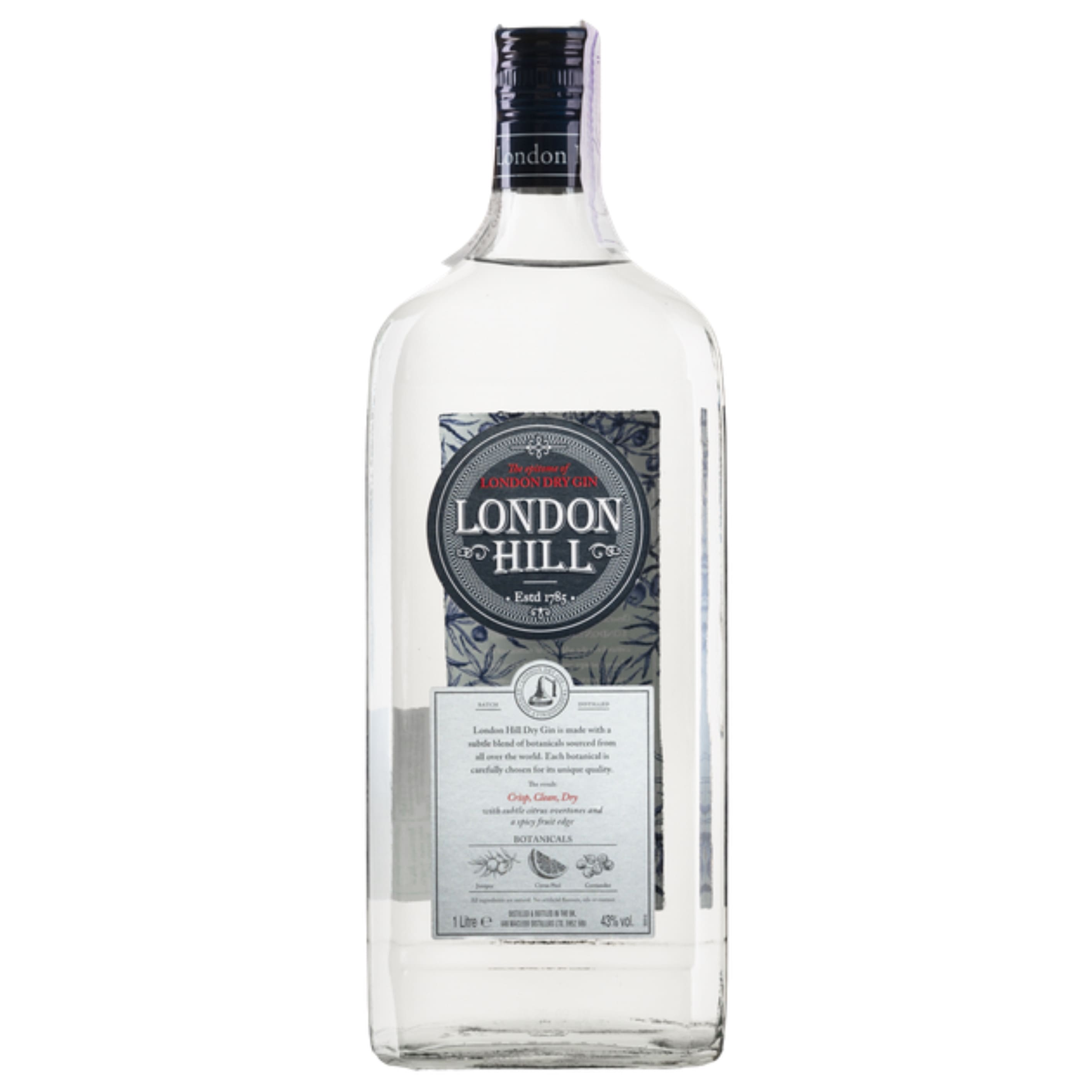 Джин London Hill Dry Gin 43% 1 л