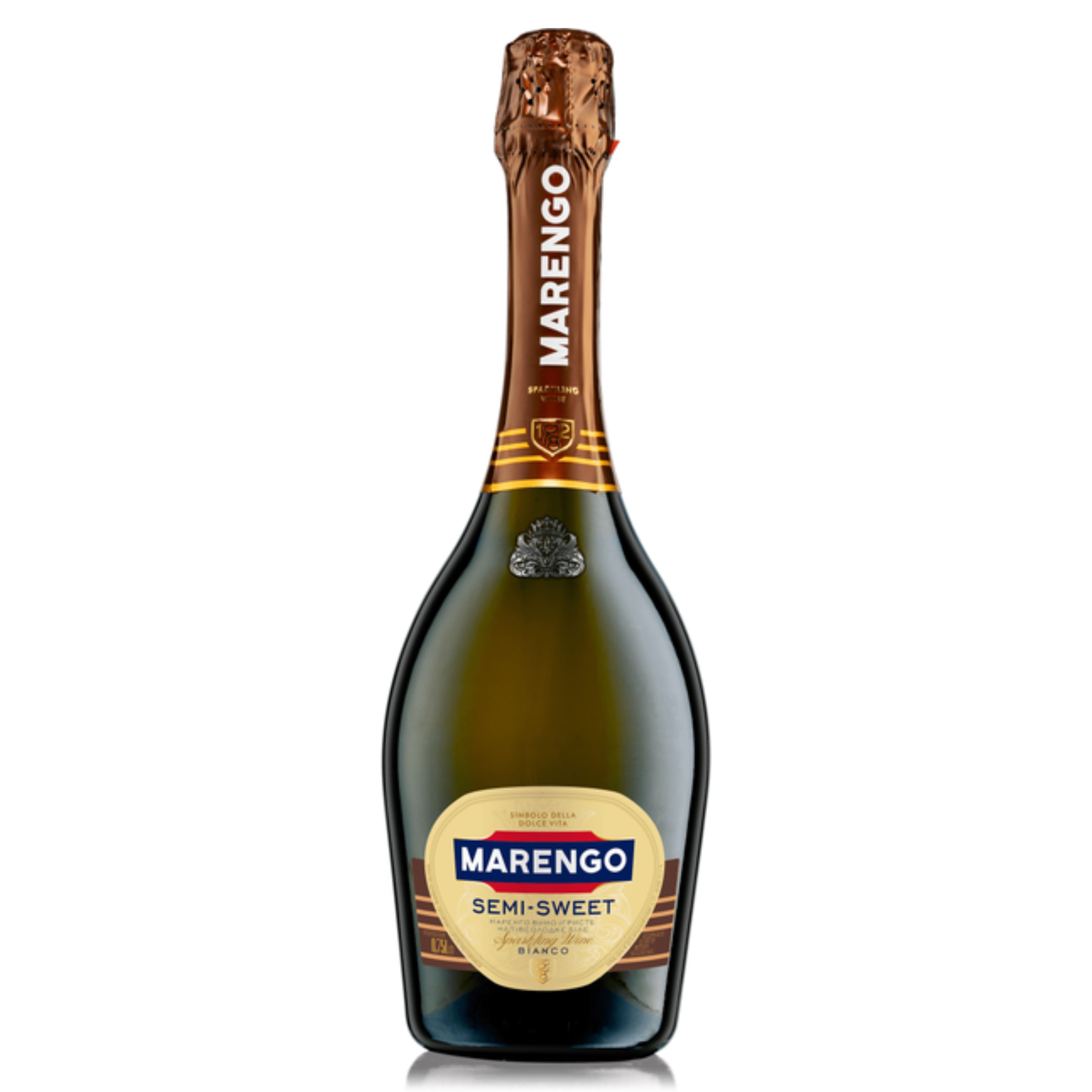 Вино ігристе Marengo Semi-Sweet н/сол. біле 13.5% 0.75 л